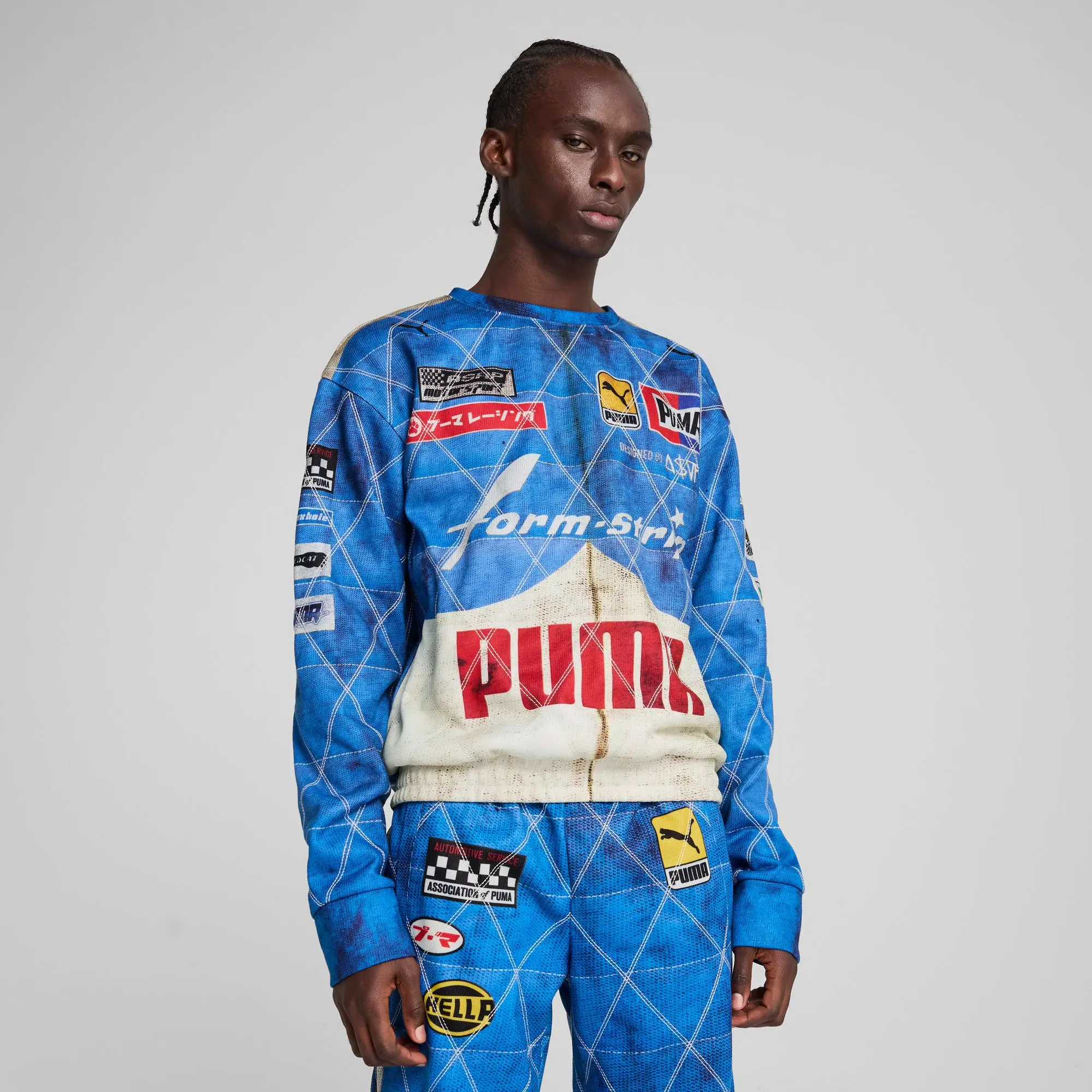 Sweatshirt Puma X A$Ap Rocky Quilted Sweatshirt Clyde Royal S