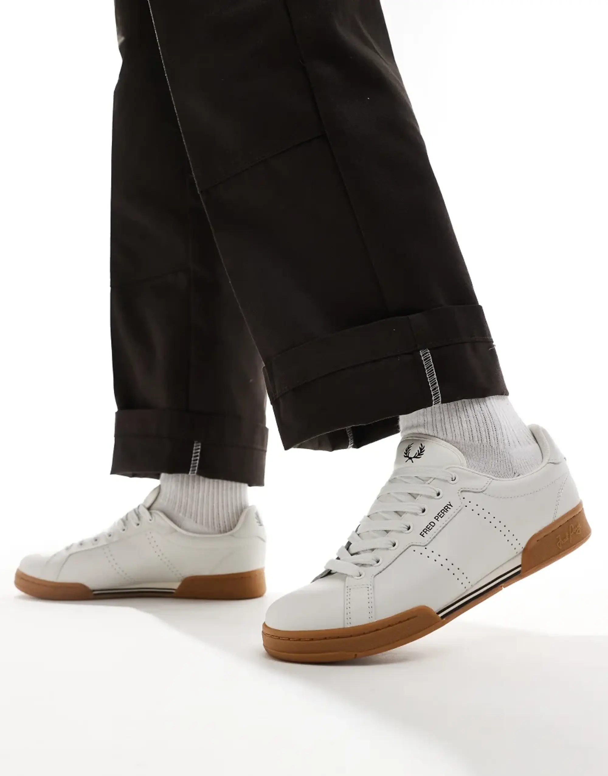 Fred Perry B722 - Cream - Mens