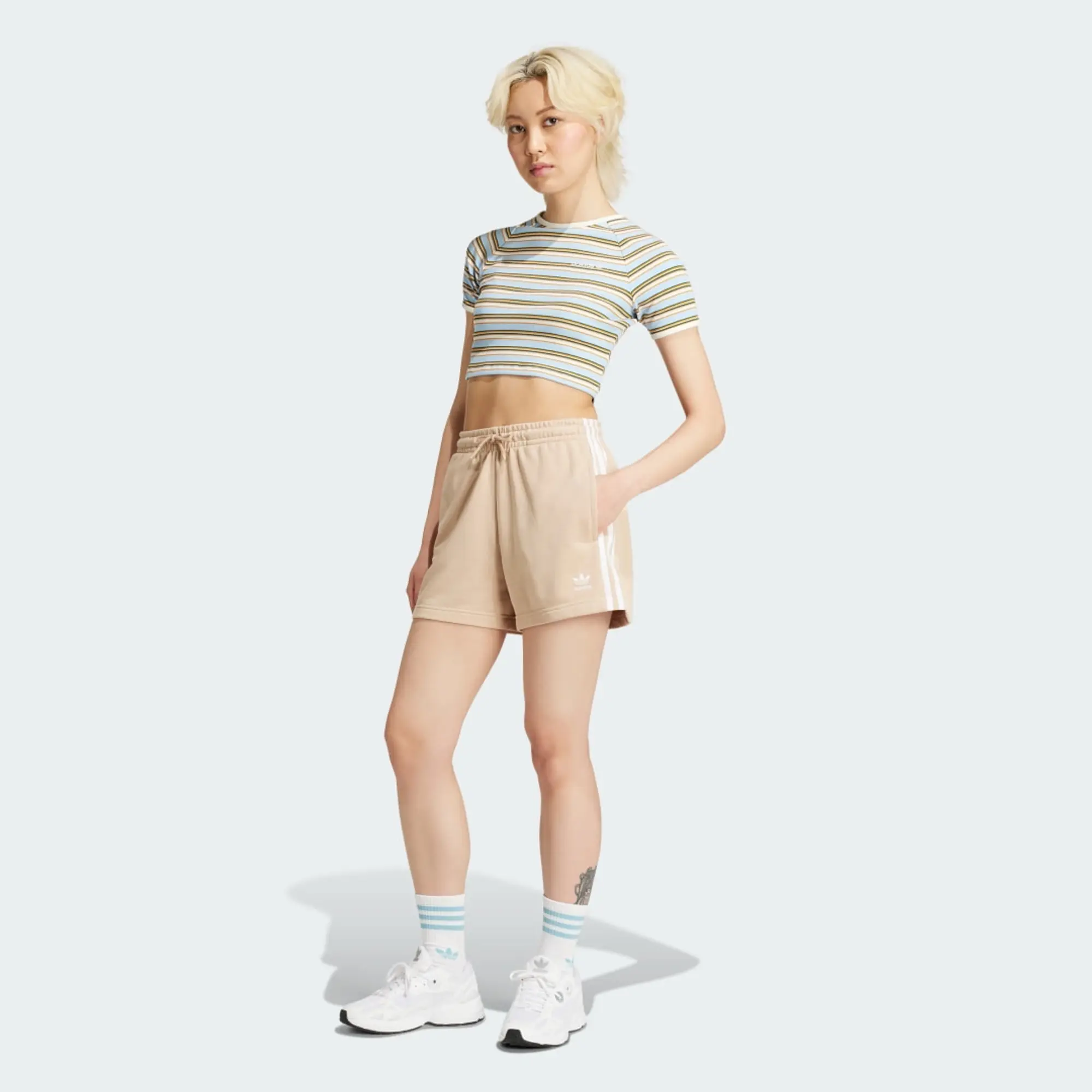 adidas 3-Stripes French Terry Shorts
