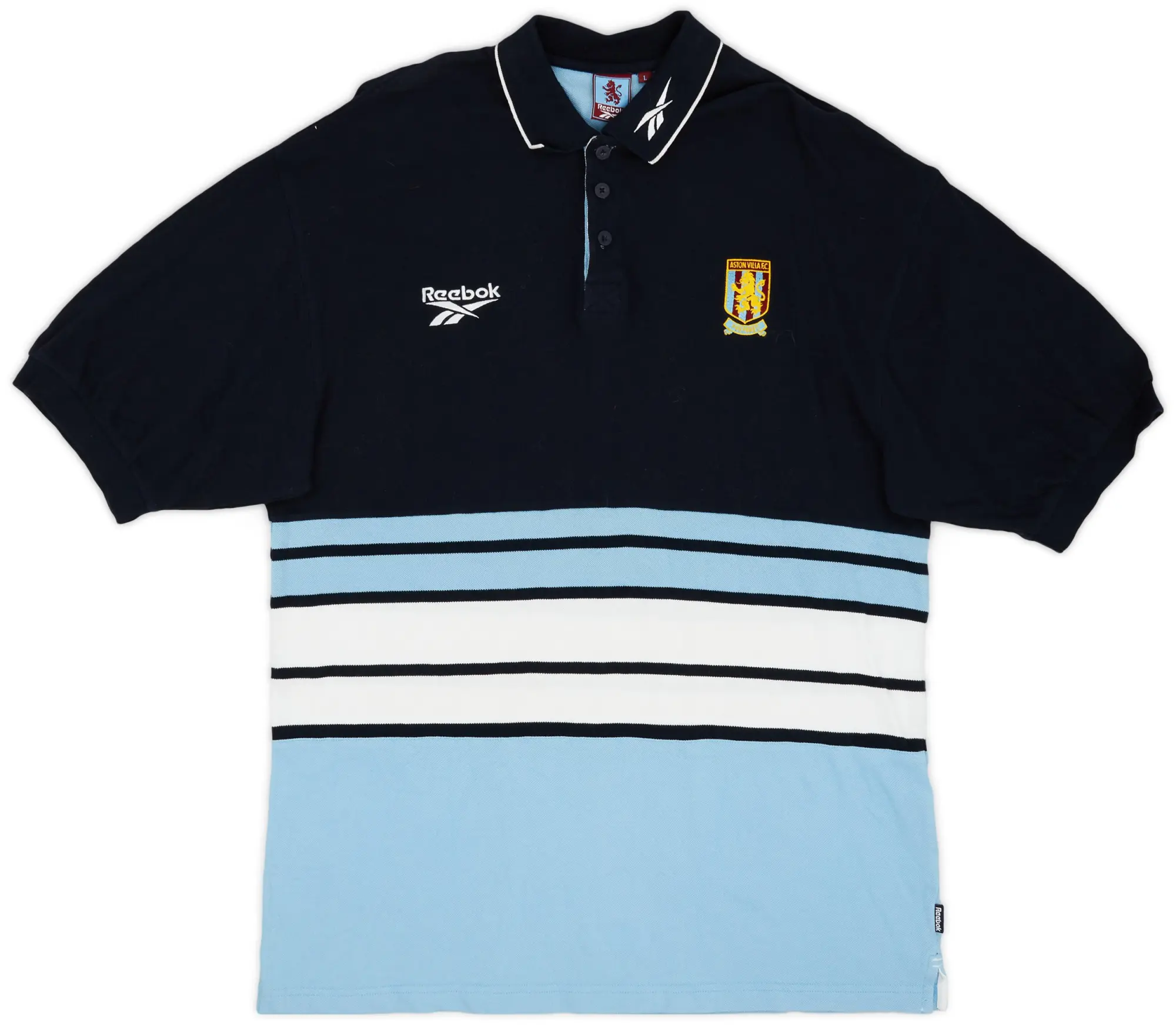 1998-99 Aston Villa Reebok Polo Shirt - 8/10 - (L)