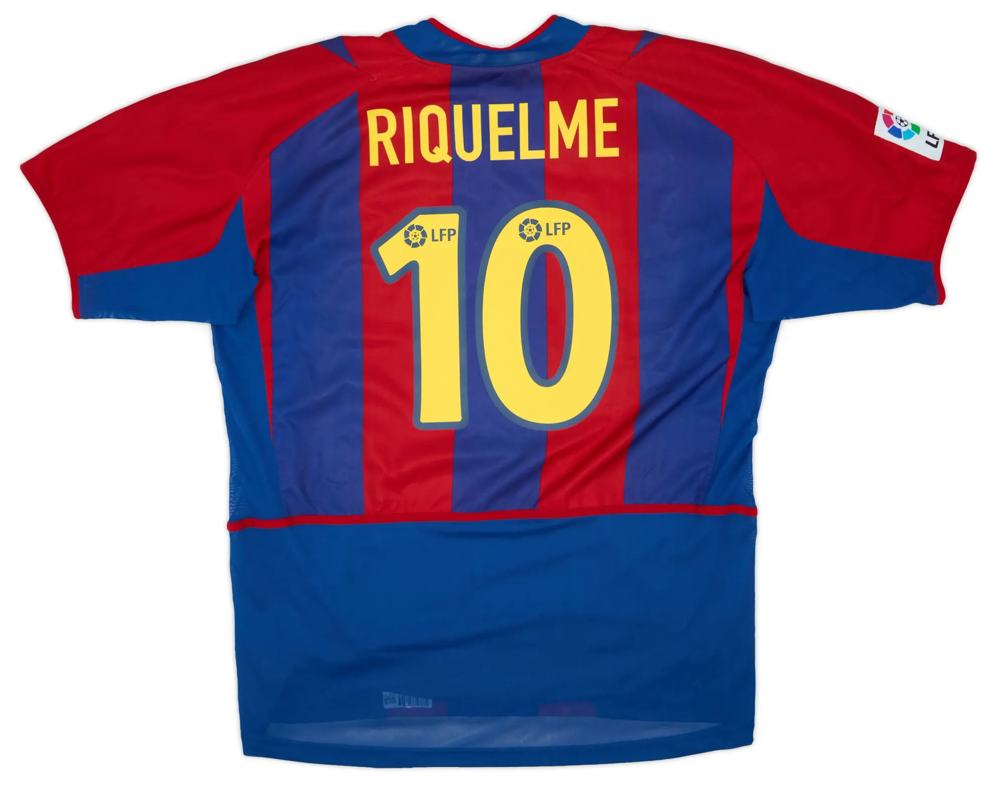 Nike 2002-03 Barcelona Player Issue Home Shirt Riquelme #10 - 8/10 - (XL)