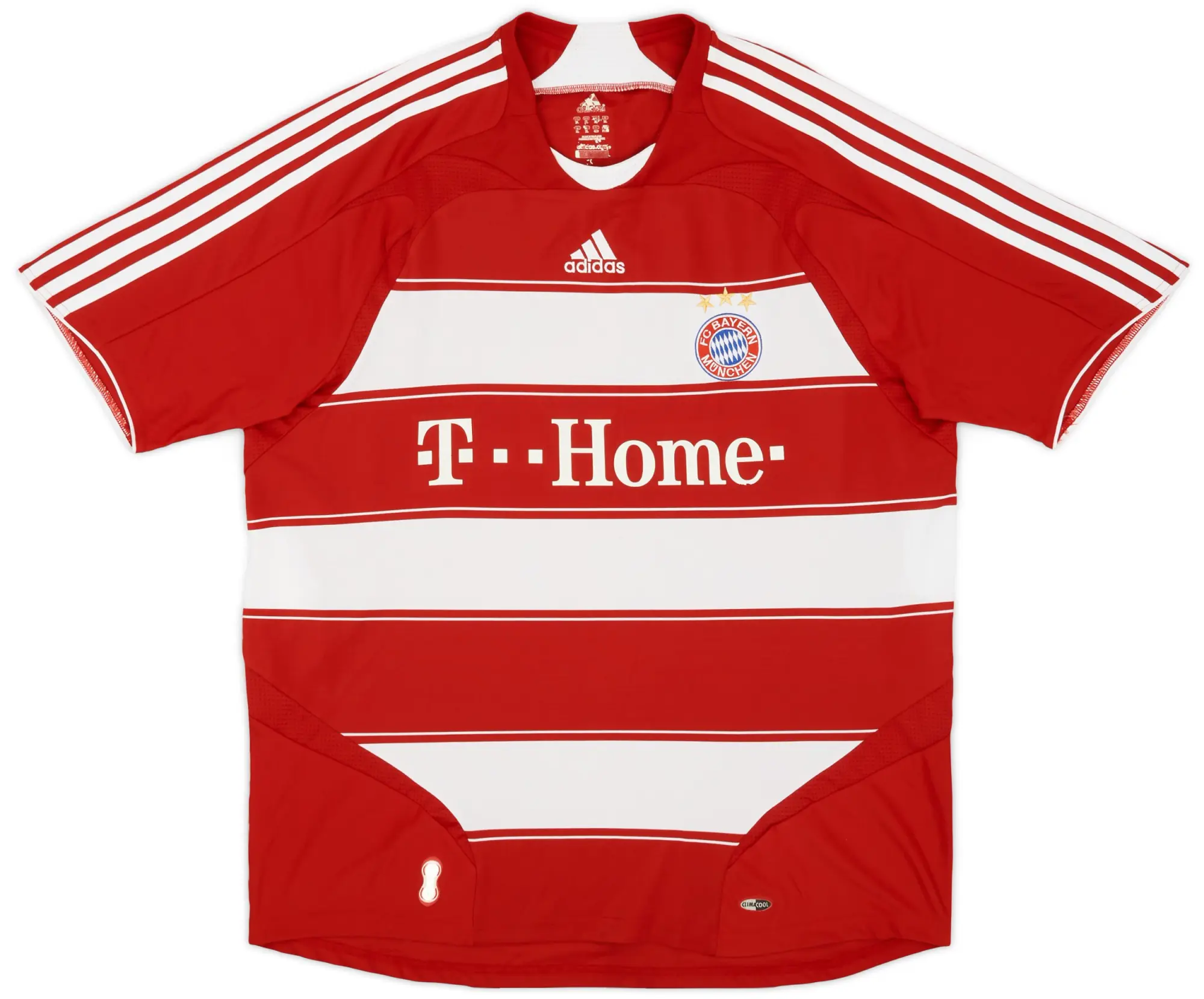 adidas 2007-08 Bayern Munich Home Shirt - 6/10 - (XL)