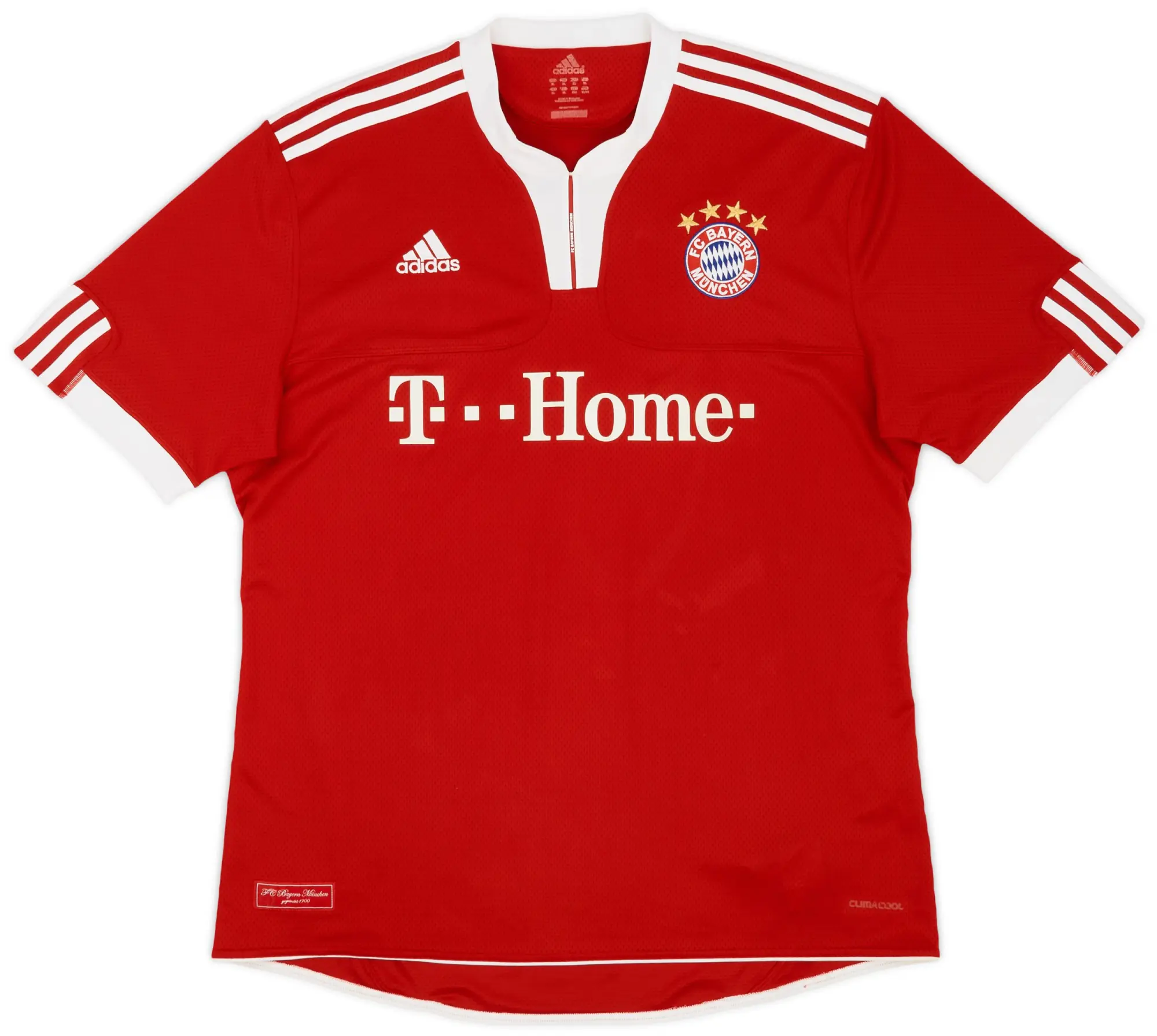 adidas 2009-10 Bayern Munich Home Shirt - 8/10 - (XL)