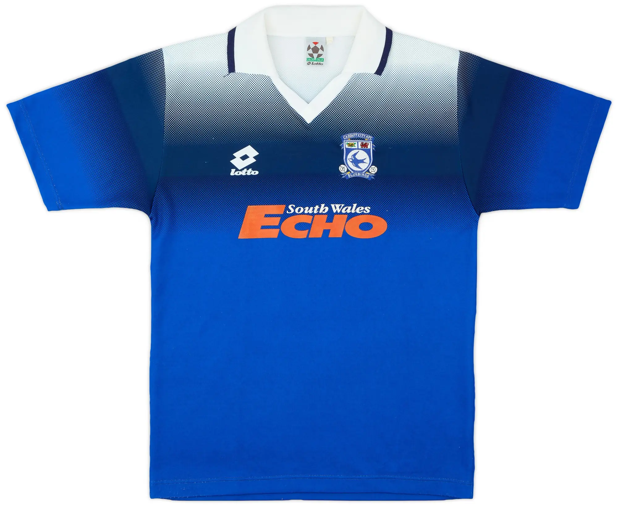 Lotto 1996-97 Cardiff City Home Shirt - 8/10 - (M)
