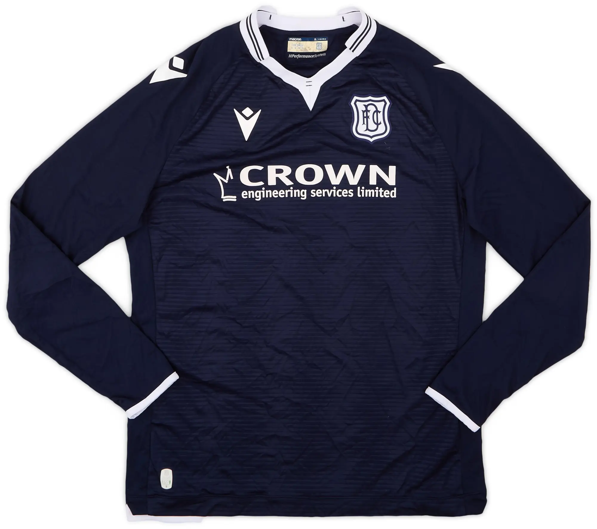 Macron 2022-23 Dundee Home L/S Shirt - 8/10 - (XL)