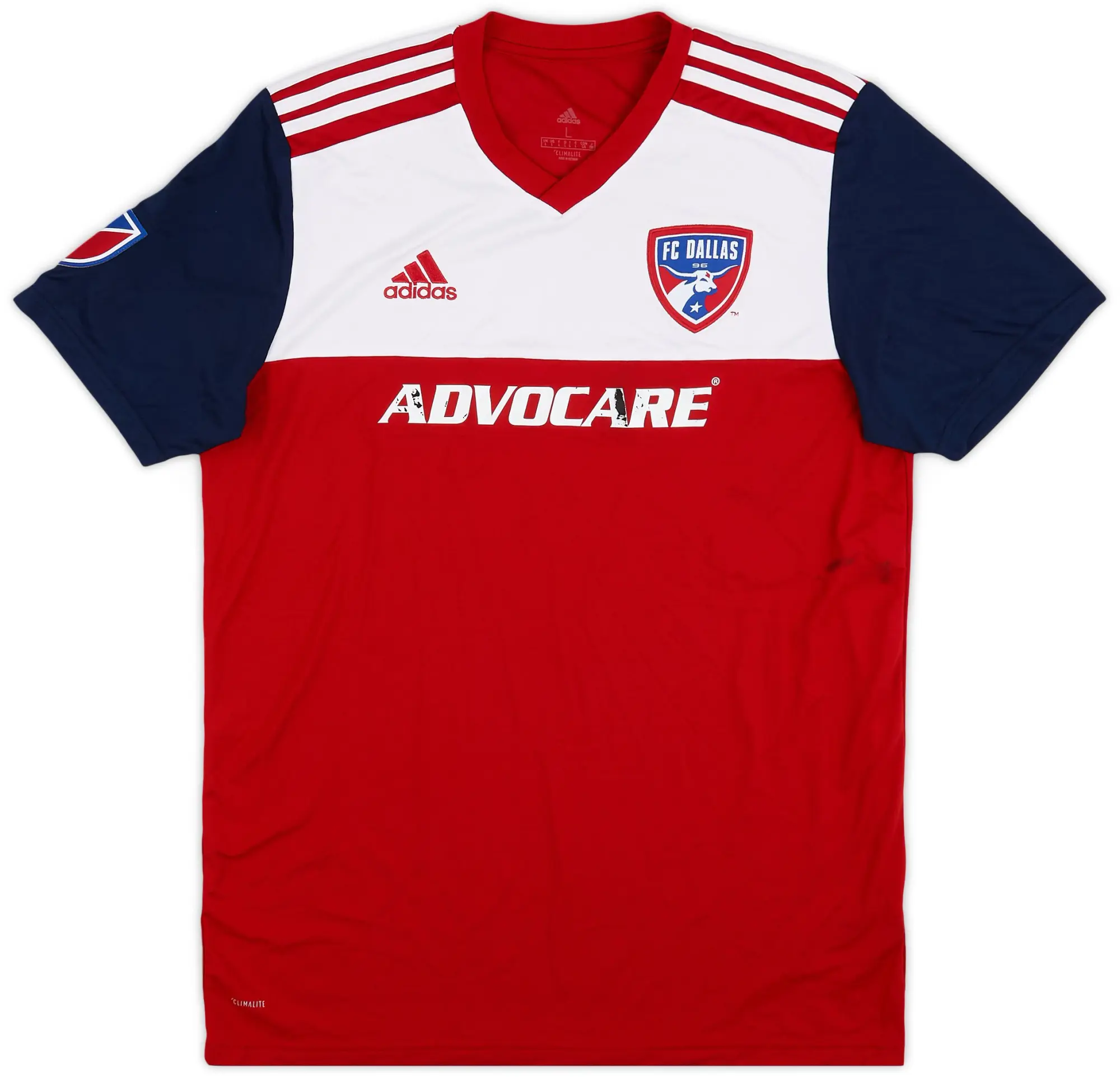 adidas 2018-19 FC Dallas Home Shirt - 5/10 - (L)