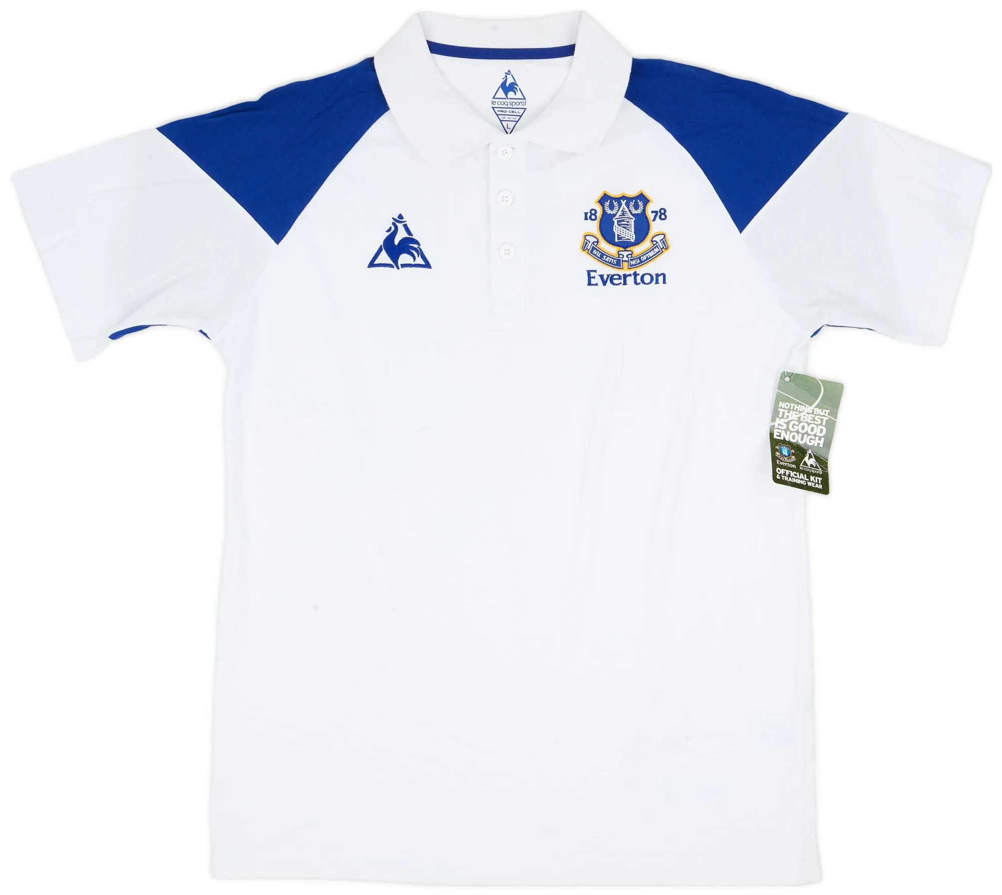 2009-10 Everton Le Coq Sportif Polo Shirt (L) EVETR09660525used