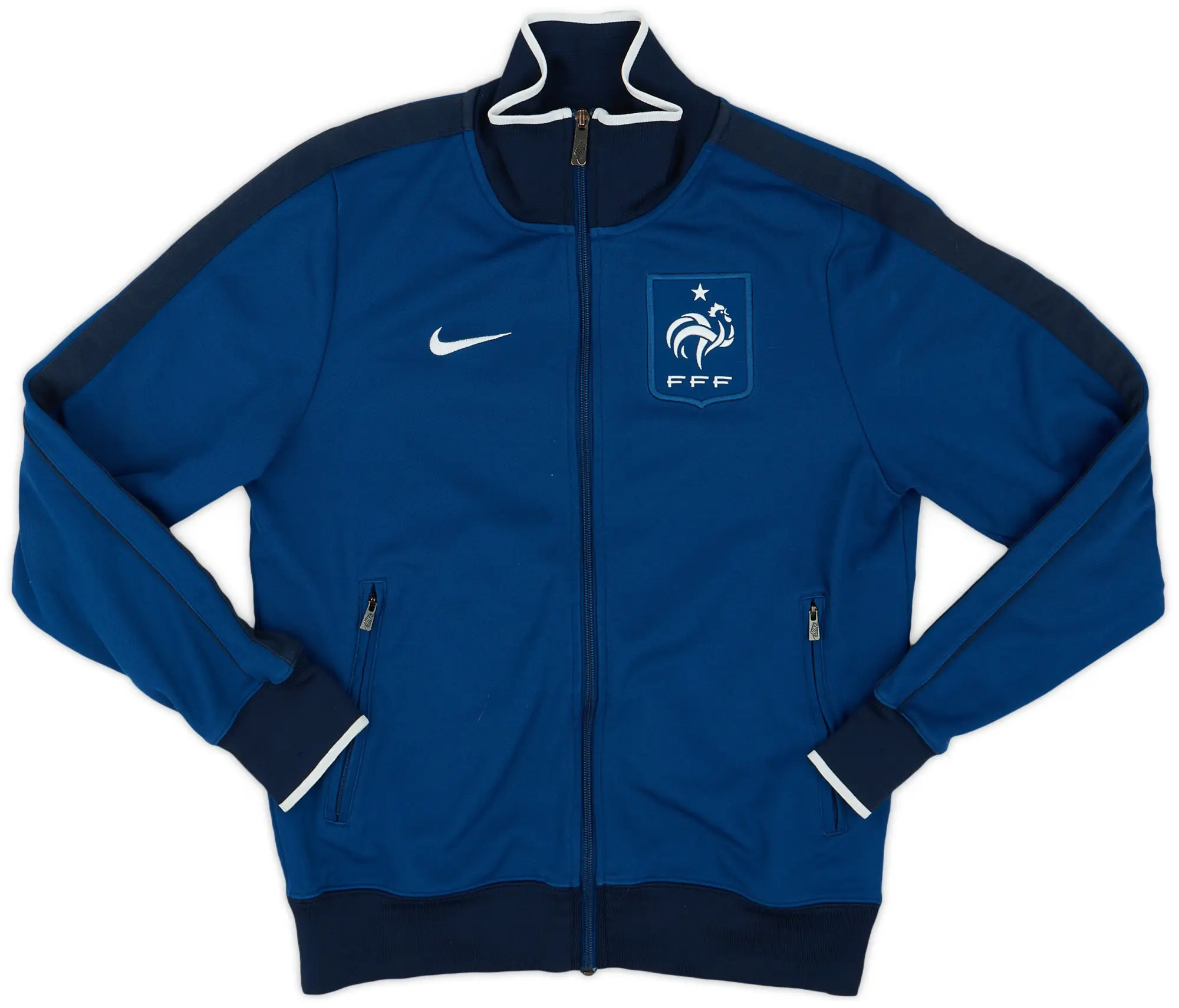 2011-12 France Nike N98 Track Jacket - 8/10 - (S)