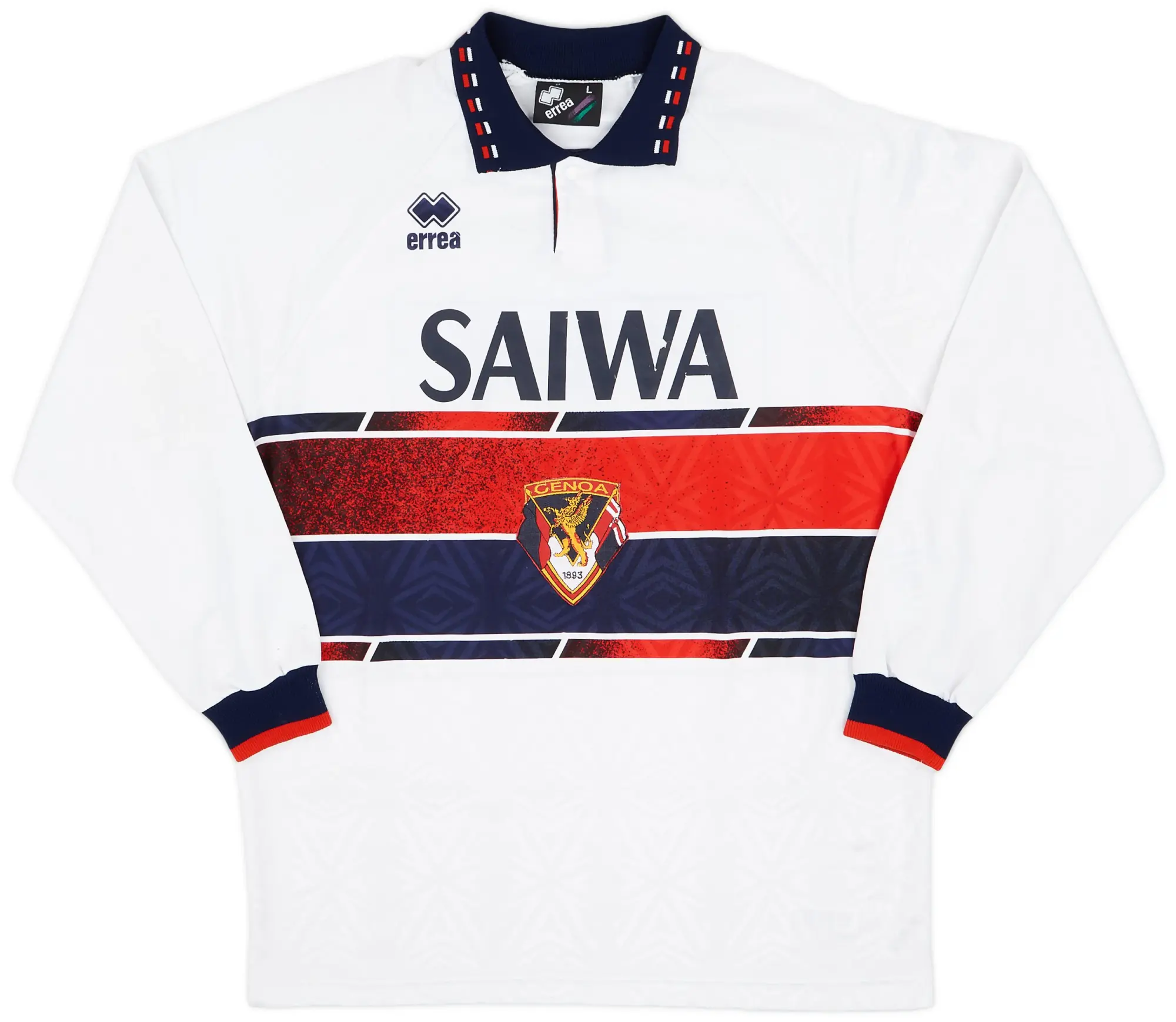 Errea 1992-94 Genoa Match Issue Away Shirt #18