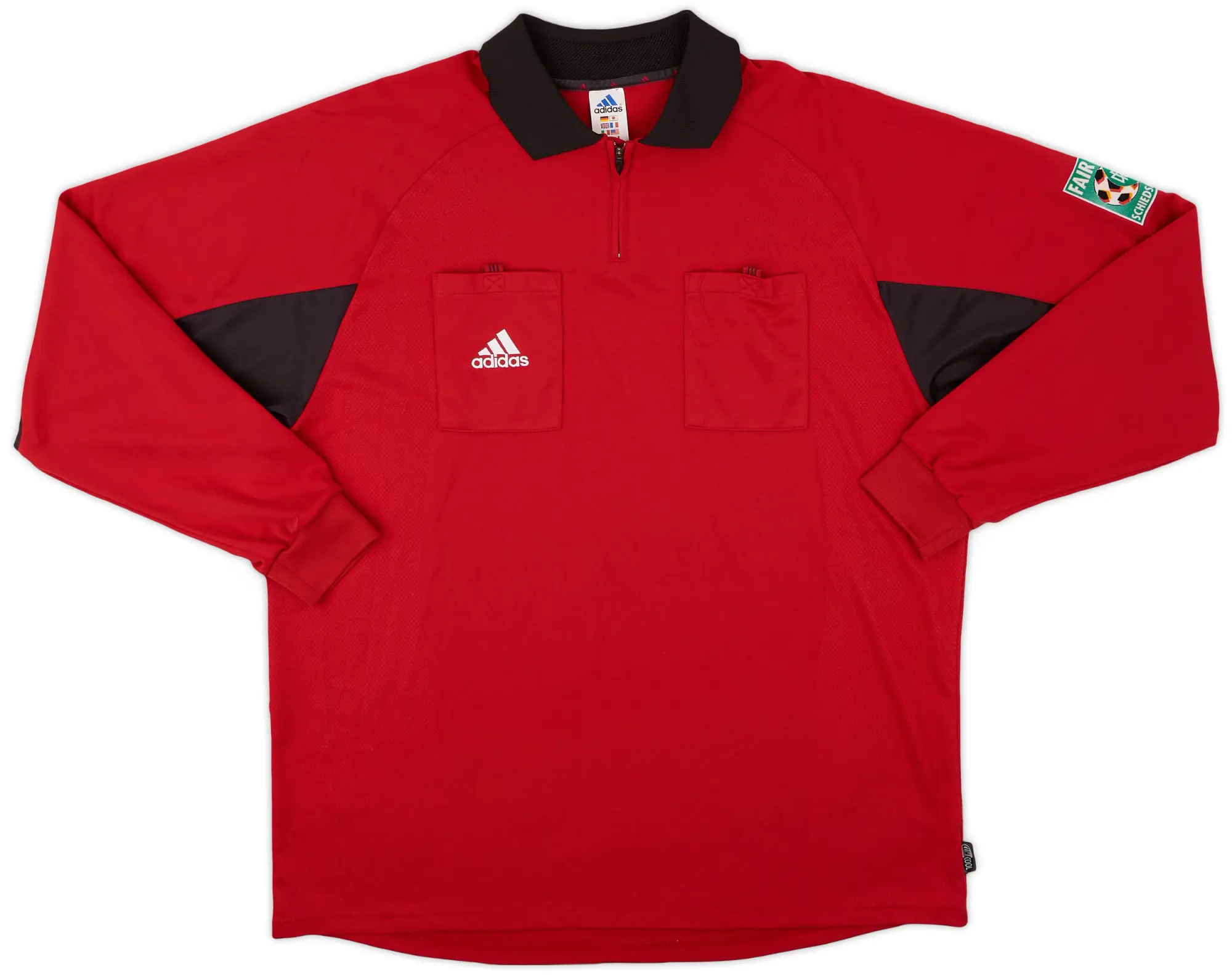 1990s Germany adidas Referee L/S Shirt - 9/10 - (XXL)