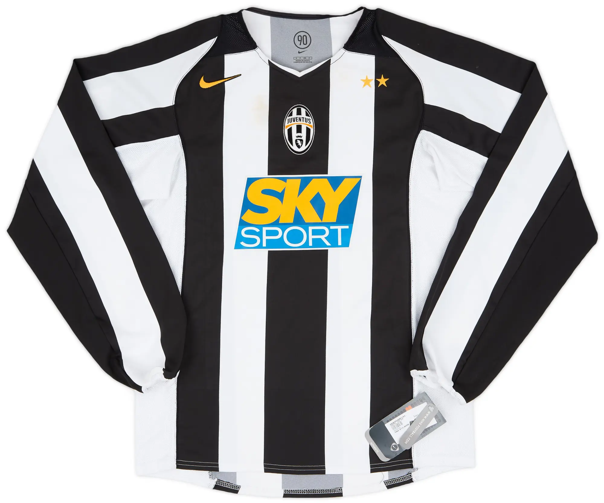 Nike 2004-05 Juventus Home L/S Shirt (S)