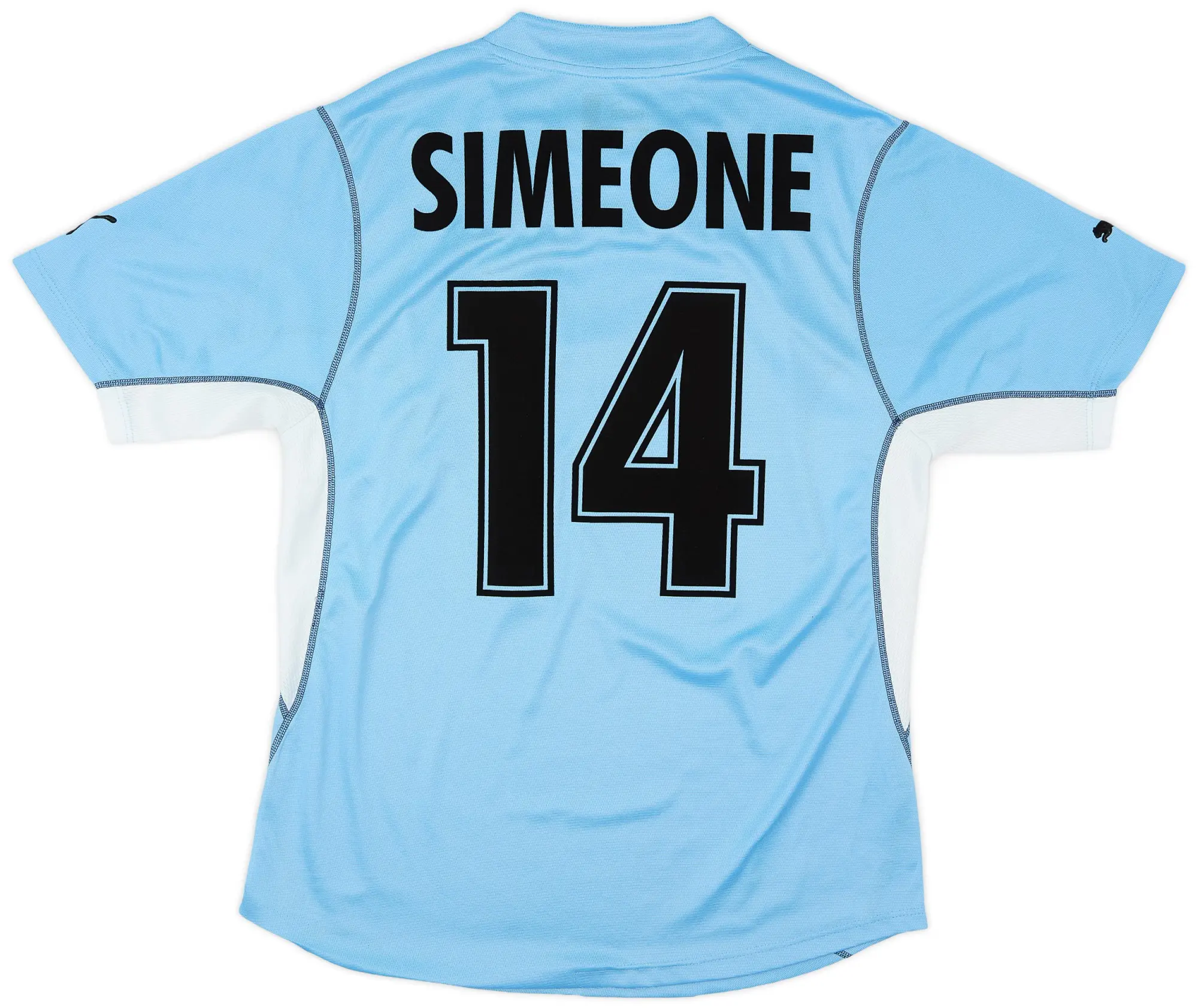 Puma 2001-02 Lazio Home Shirt Simeone #14 - 7/10 - (M)