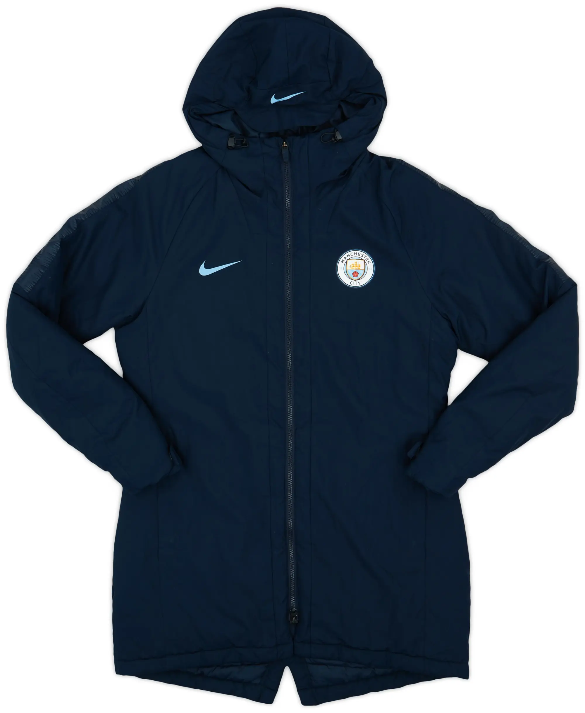 2018 19 Manchester City Nike Padded Bench Coat 9 10 Women s M MCYJ18 190 FOOTY.COM