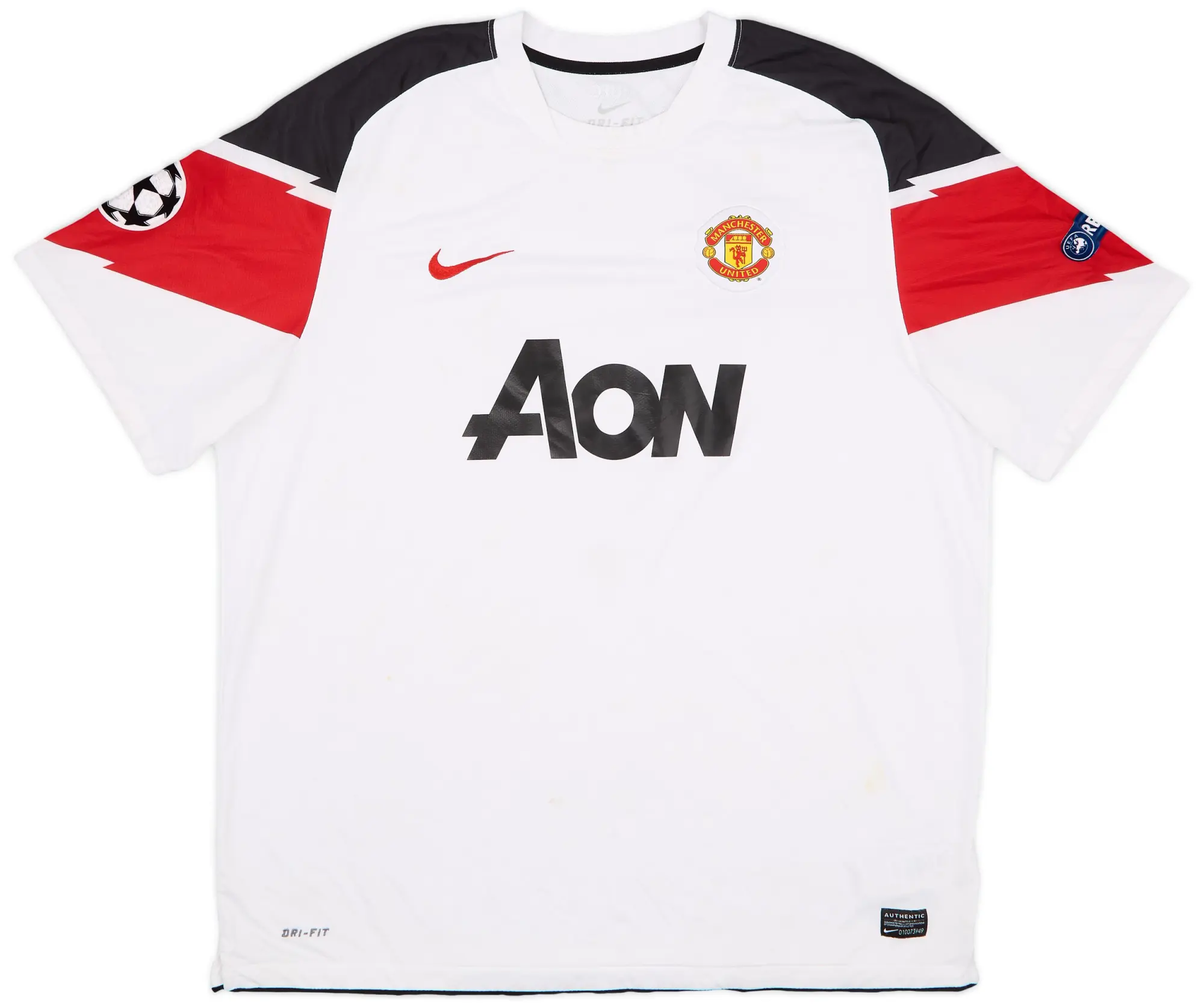 Nike 2010-12 Manchester United Away Shirt Berbatov #9 - 5/10 - (L)