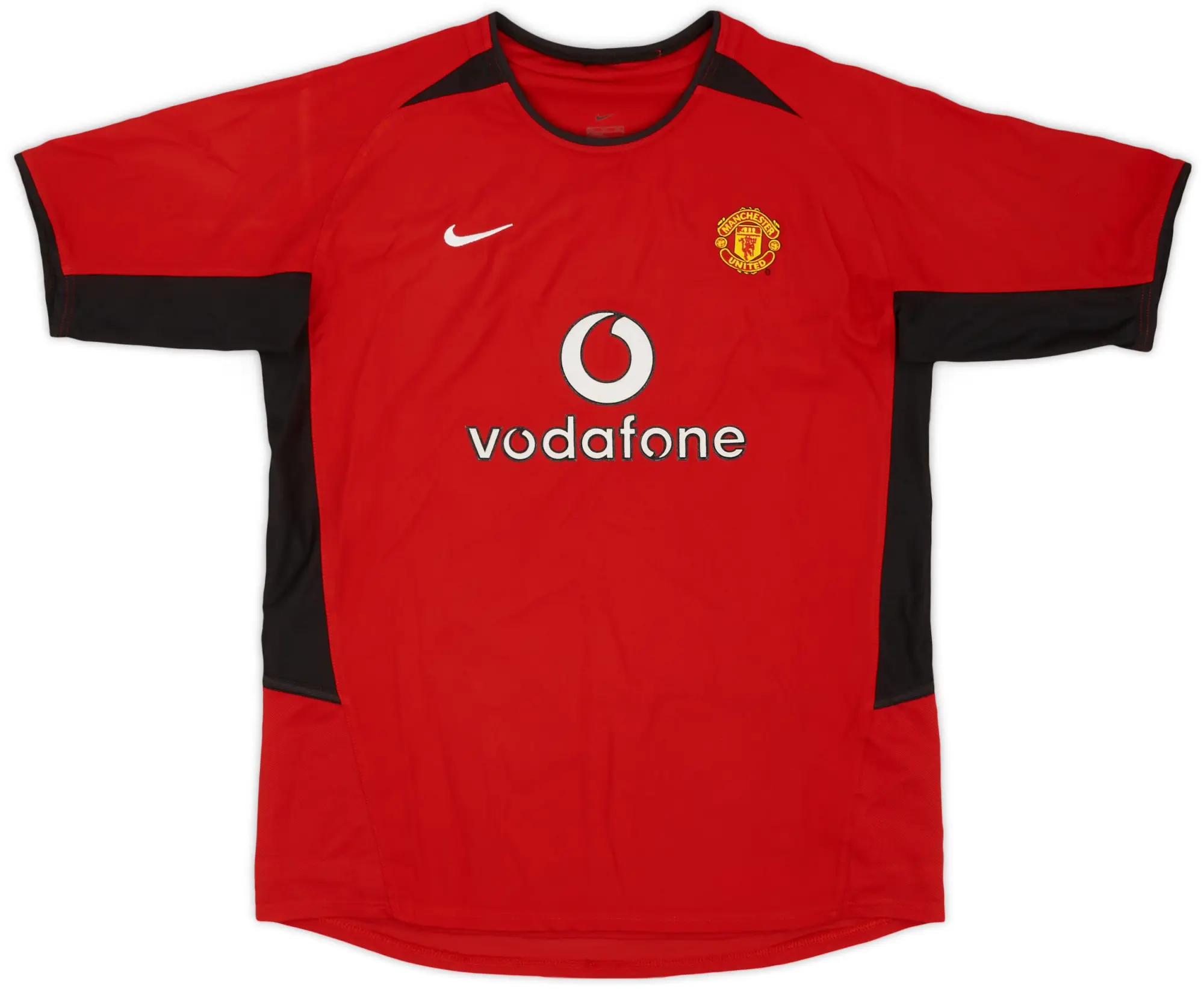 Nike 2002-04 Manchester United Home Shirt - 9/10 - (XL.Boys)