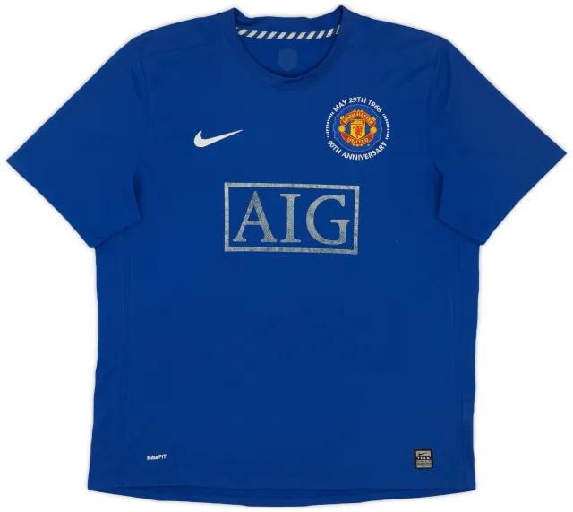 Manchester united 2008 -2009 newest 40th anniversary jersey men XL