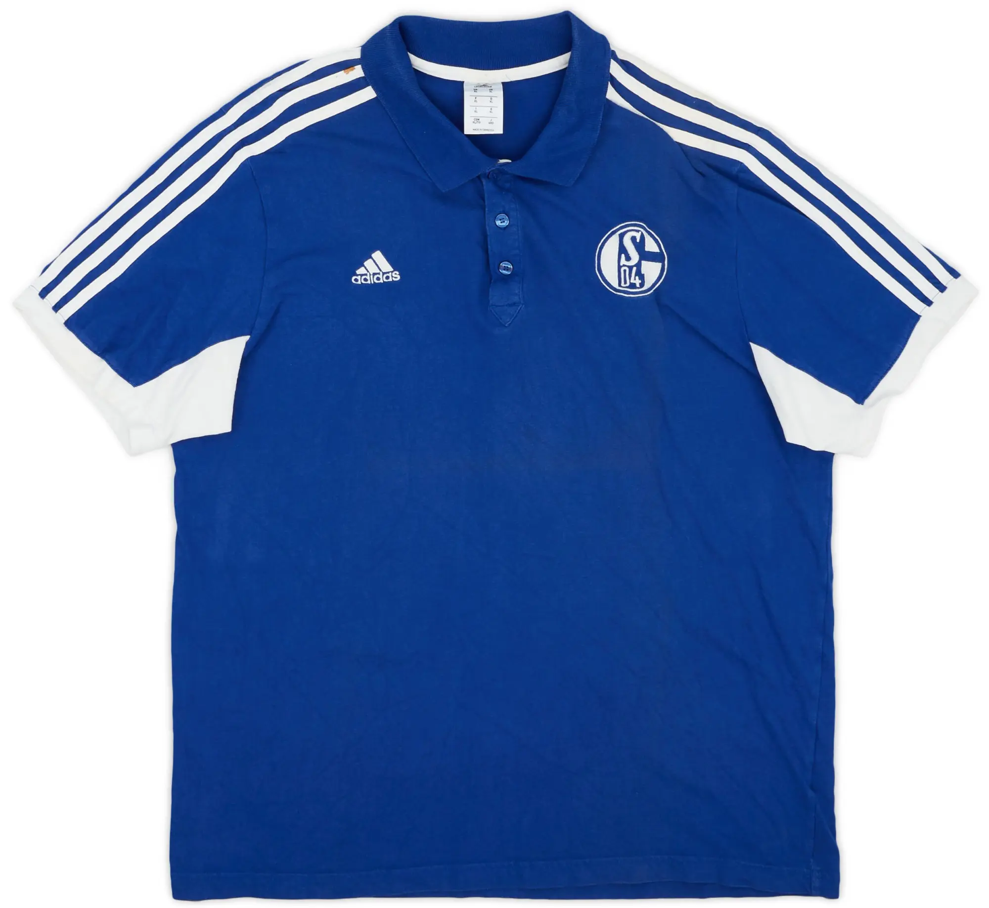 2013-14 Schalke adidas Polo Shirt - 6/10 - (XL)