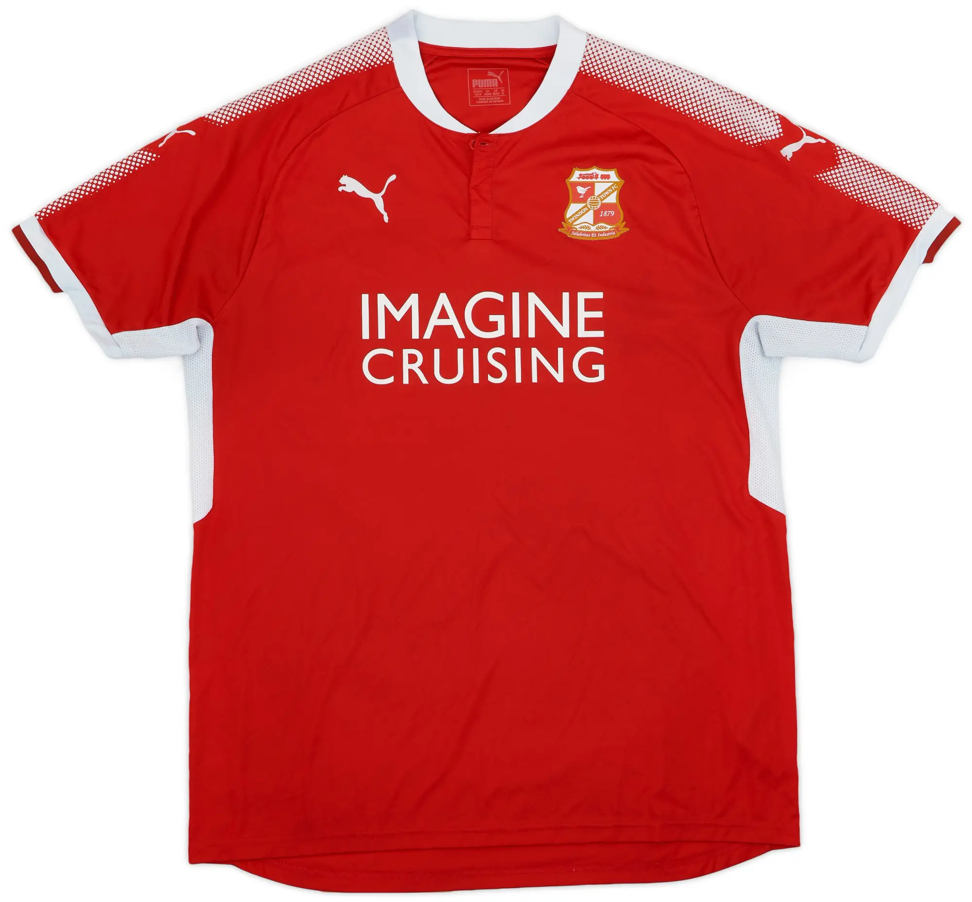 Puma 2017-18 Swindon Town Home Shirt - 6/10 - (XL)