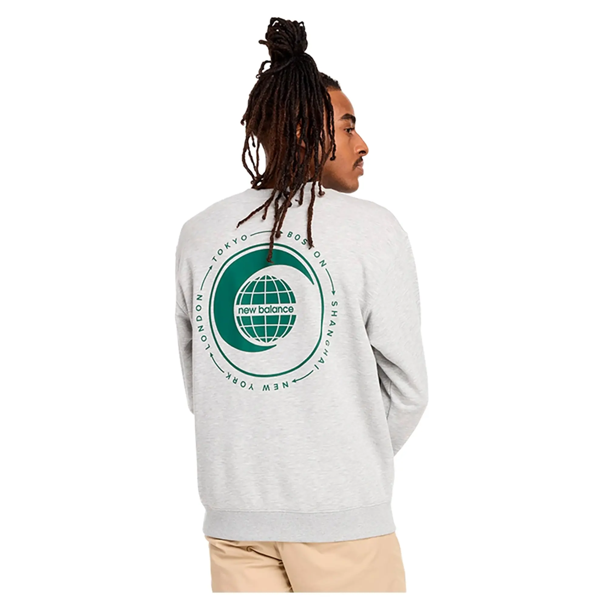 New Balance French Terry Relaxed Globe Long Sleeve T-shirt