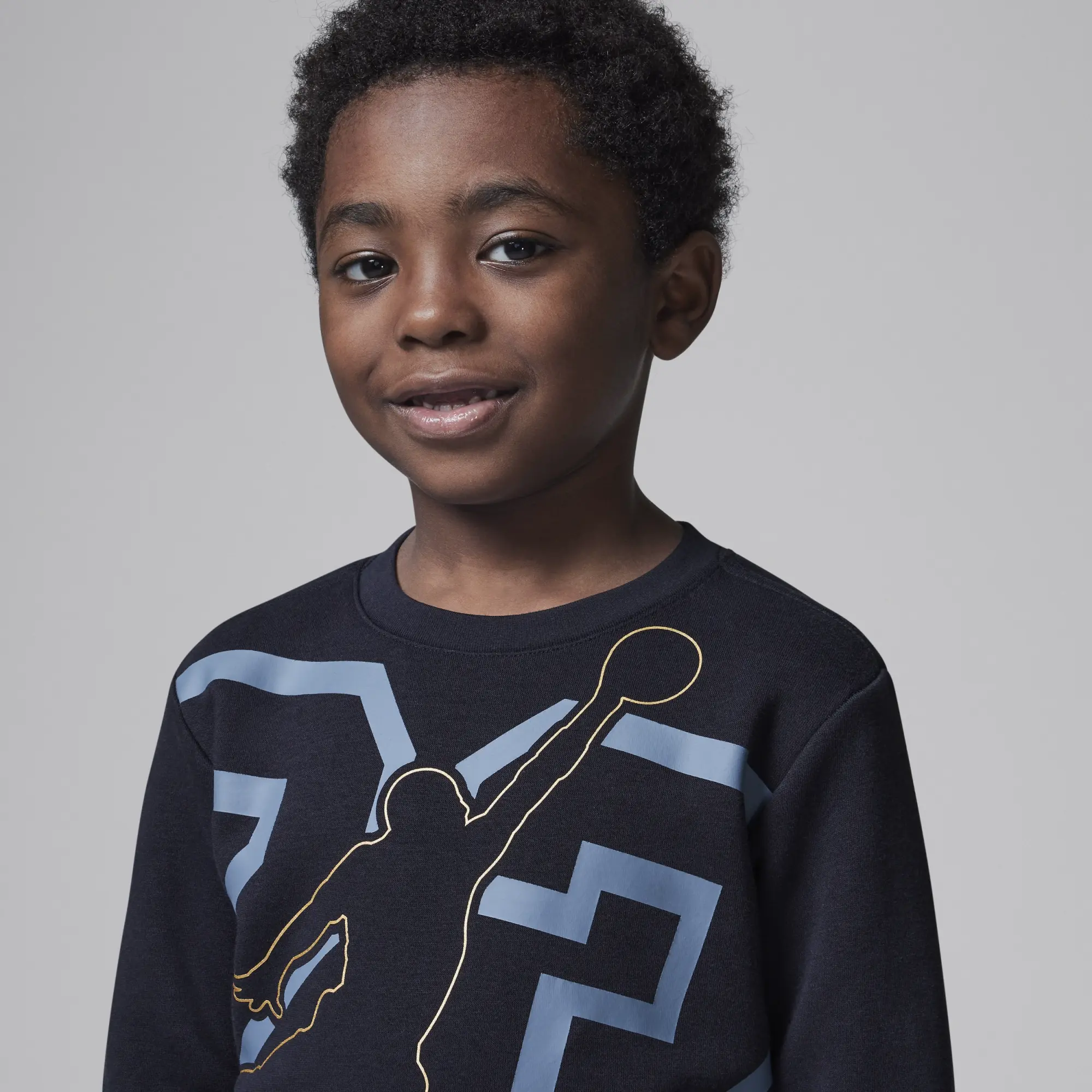 Nike Jordan 'See Me Shine' Younger Kids' 2-Piece Pullover Hoodie Set - Black - Cotton