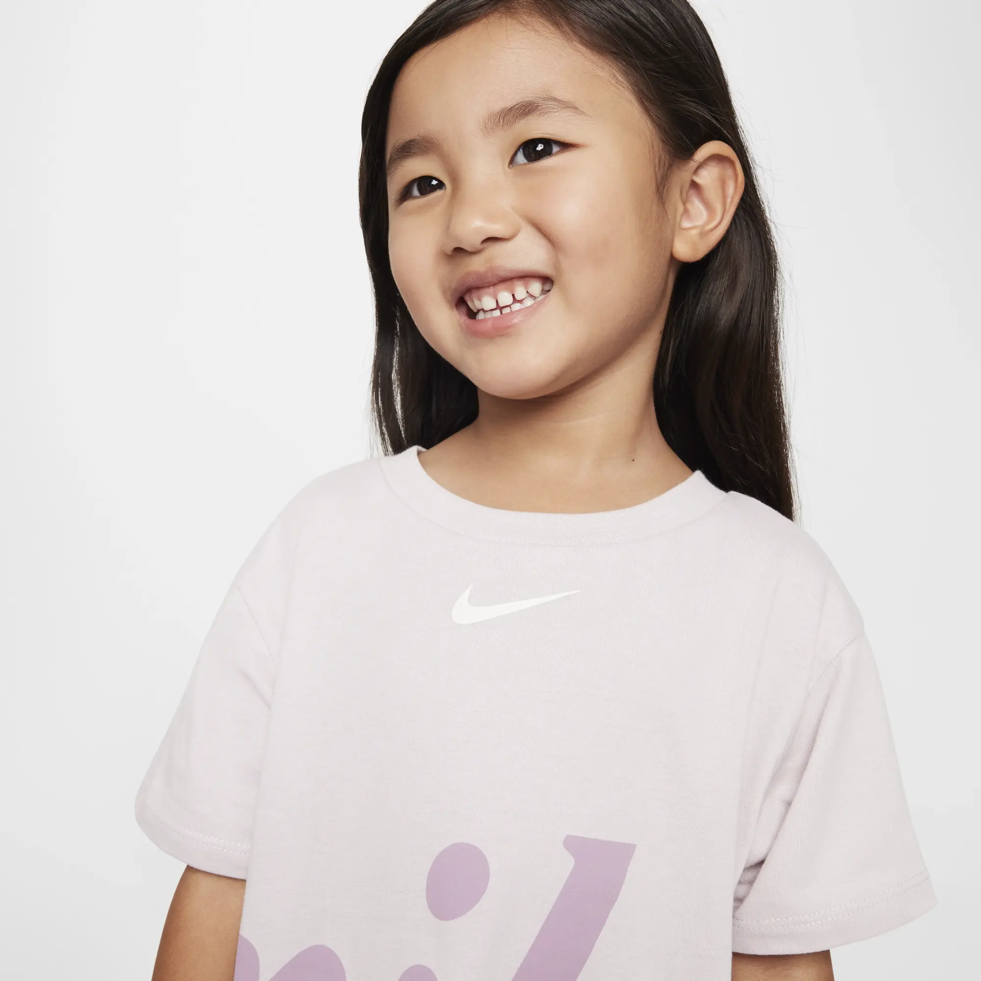Nike Toddler Cosy Graphic T-Shirt - Purple - Cotton