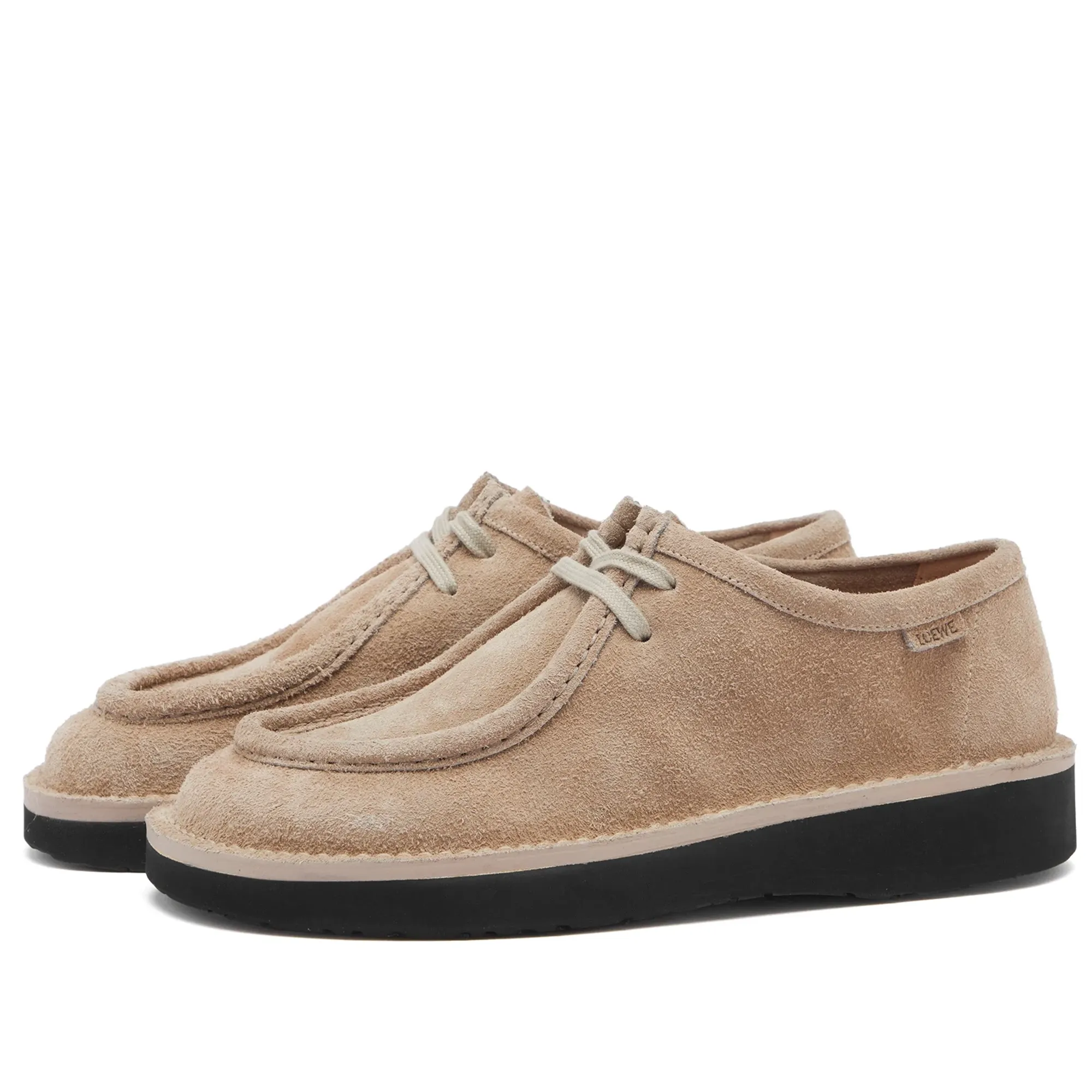 Loewe Faro Derby Moccasin Sand Suede Shoes Loewe Men main image 4