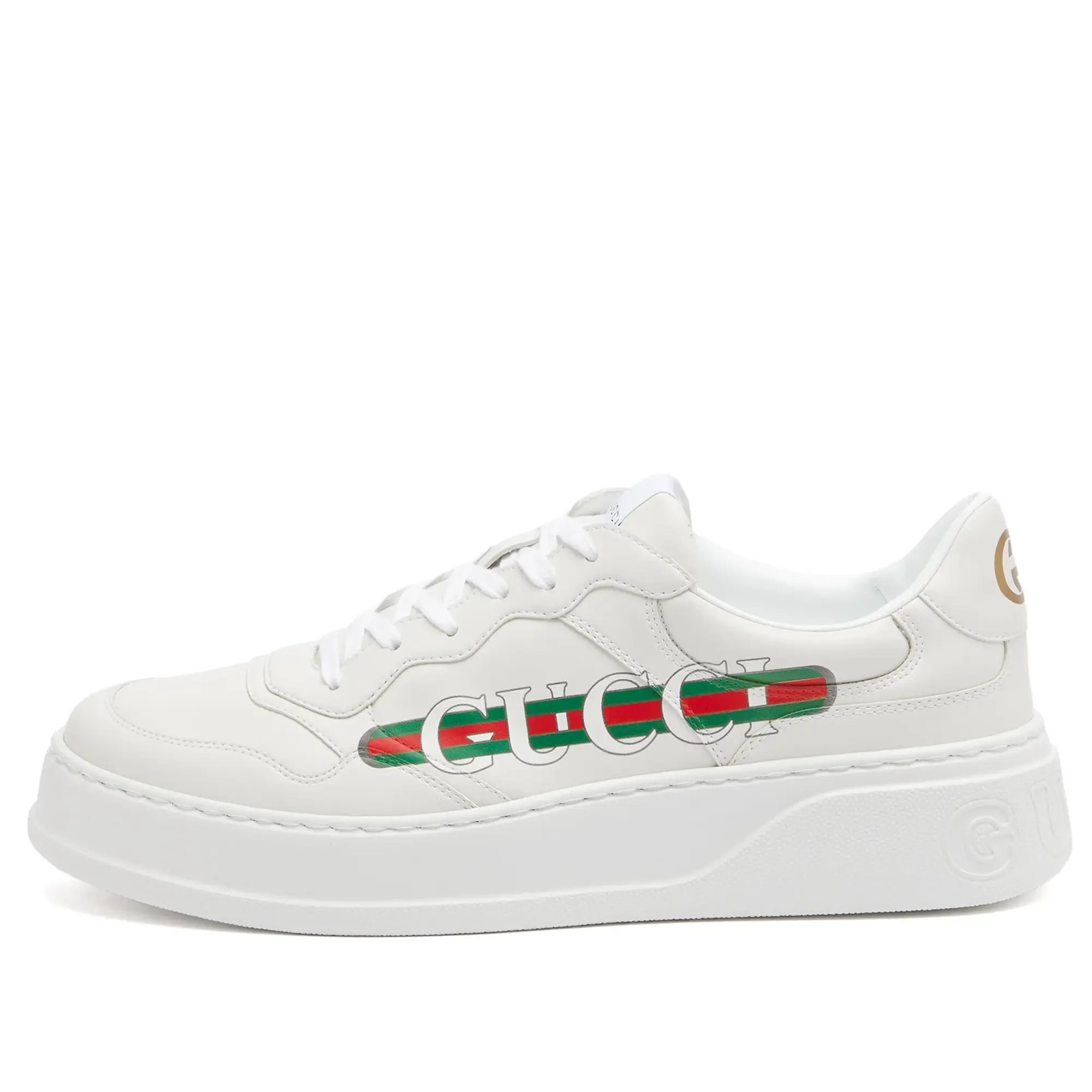 Gucci Men's Chunky Web Logo Sneaker White
