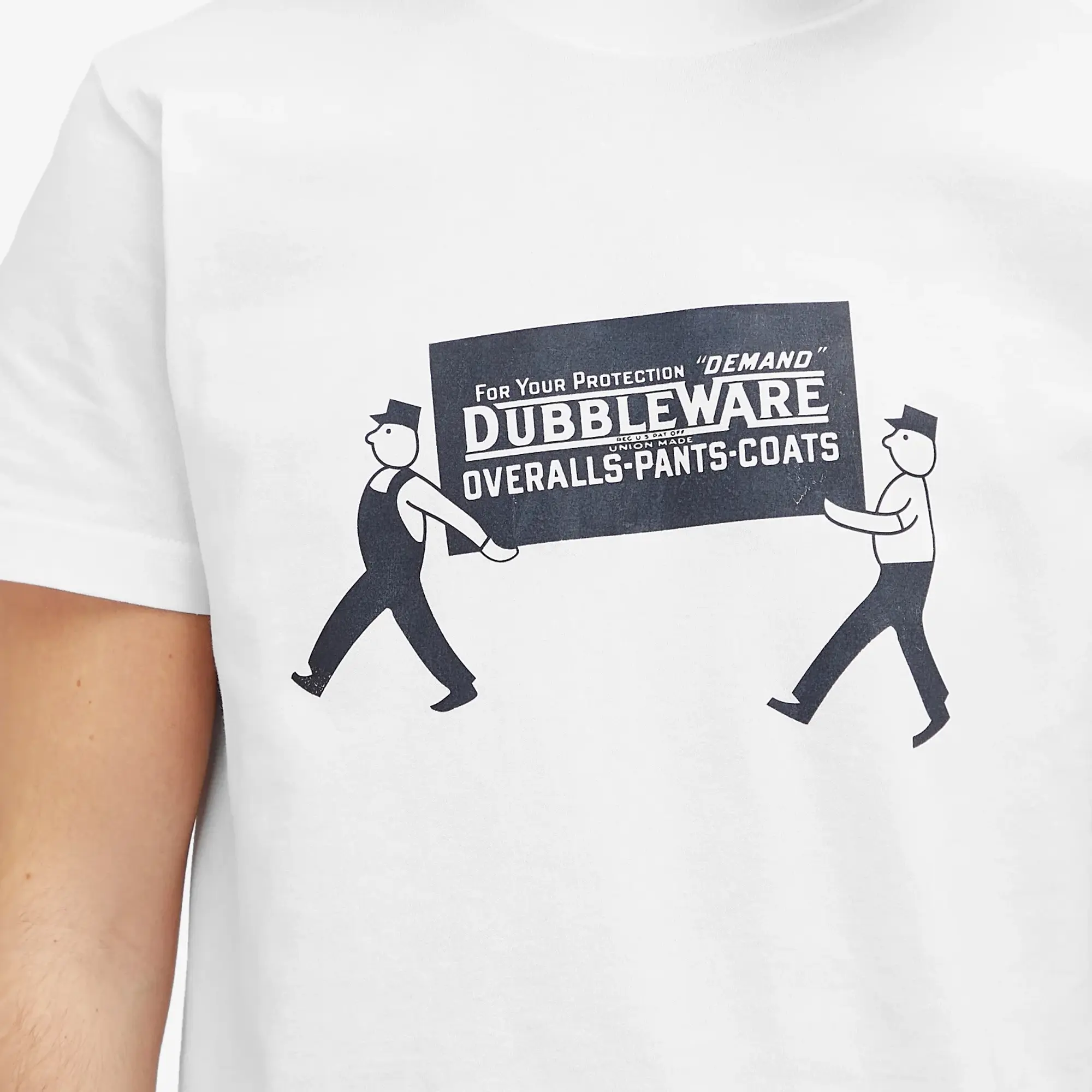Dubbleware Men's Billboard T-Shirt White