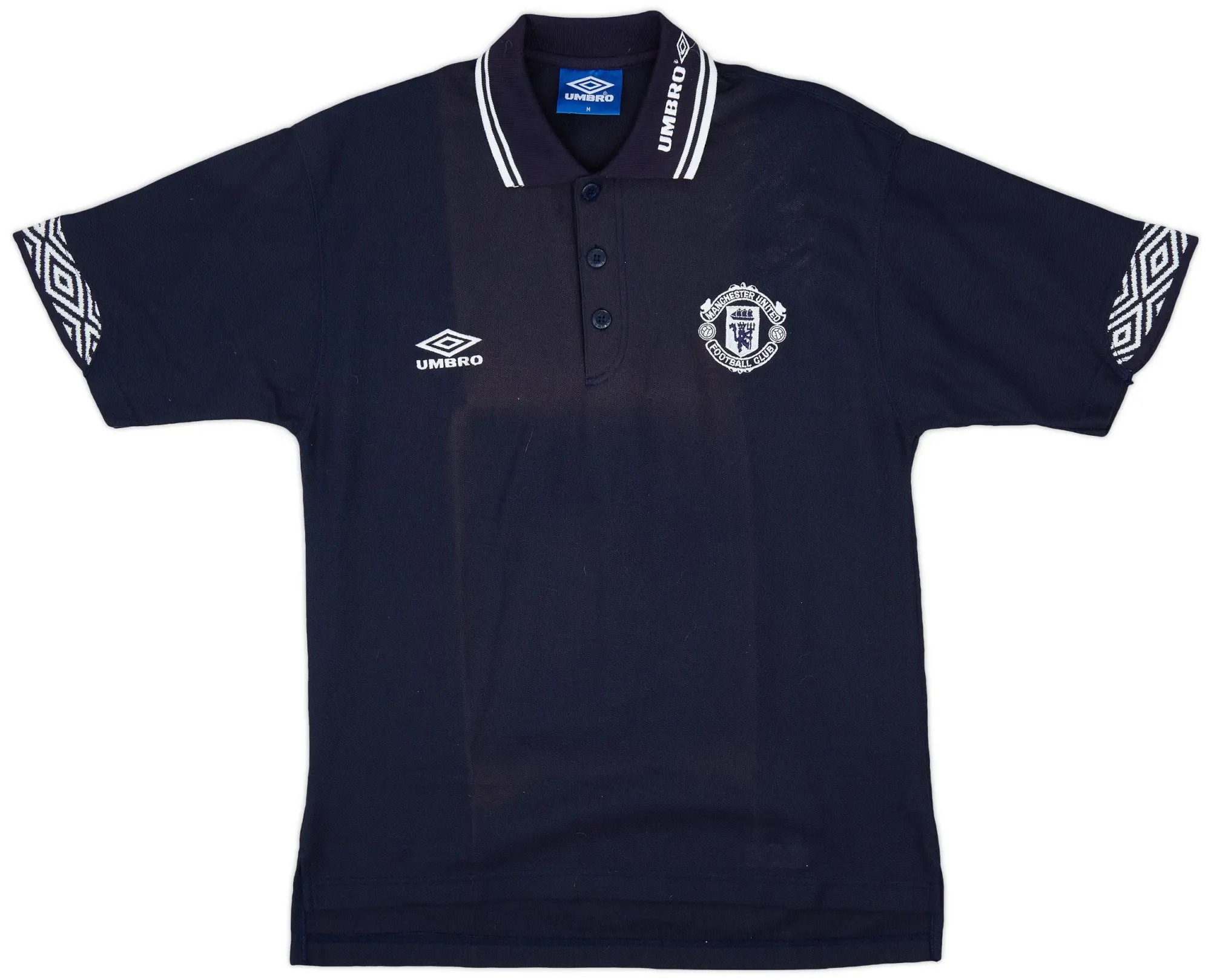 1996-97 Manchester United Umbro Polo Shirt - 5/10 - (M)