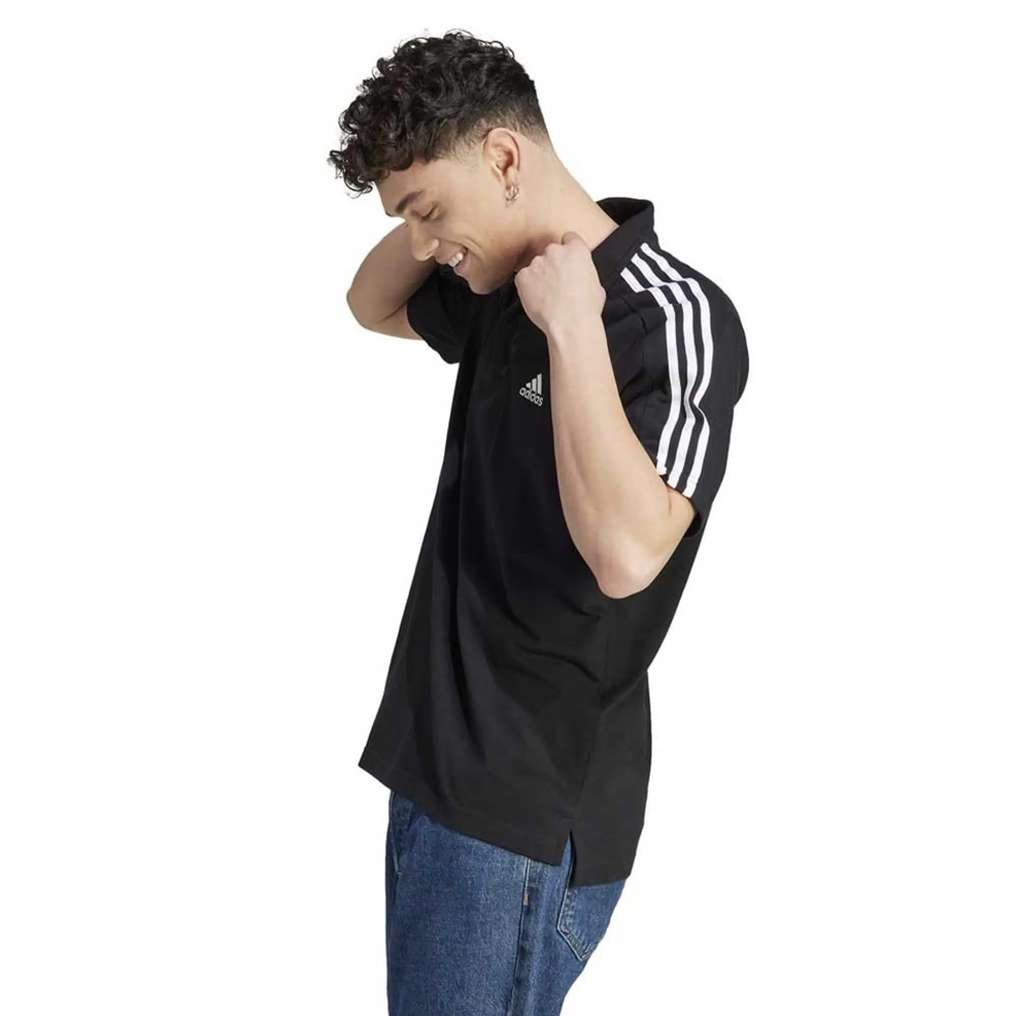 Adidas 3s Pique Ps Short Sleeve Polo
