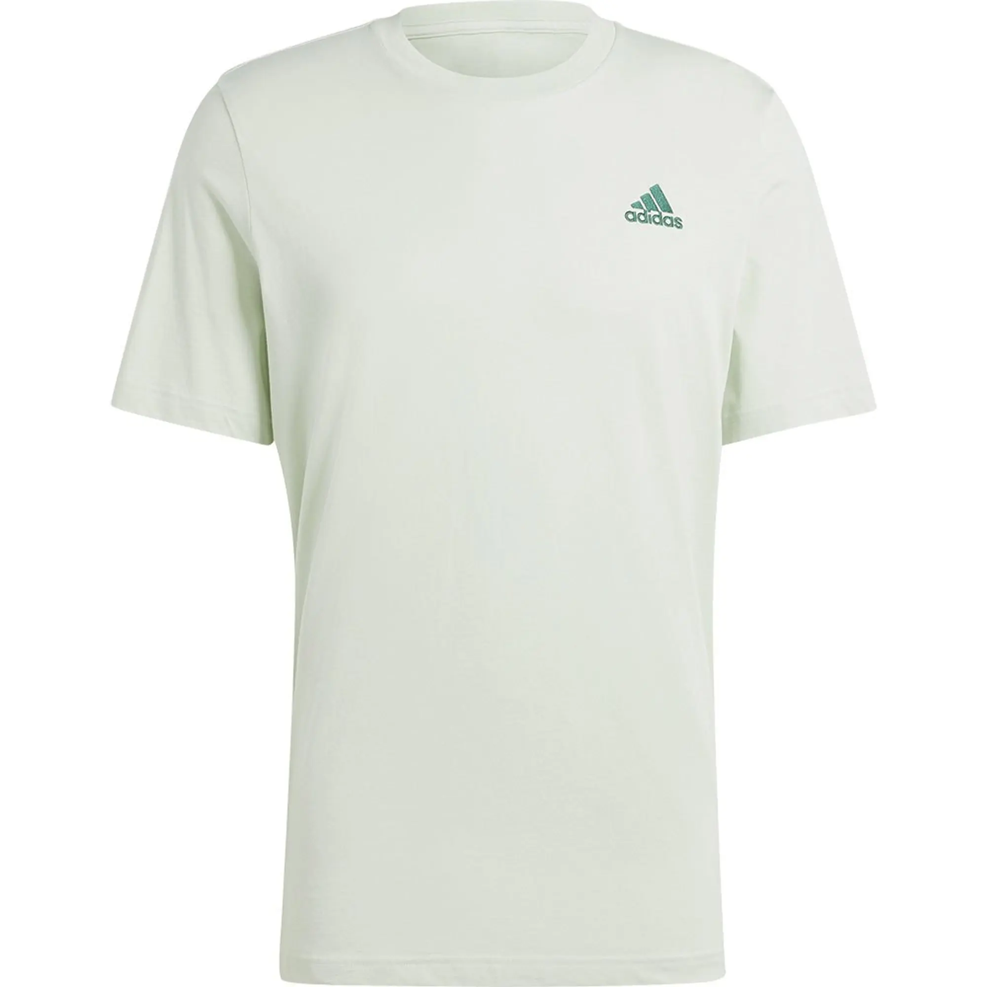 adidas Essentials Single Jersey Linear Embroidered Logo T Shirt Mens