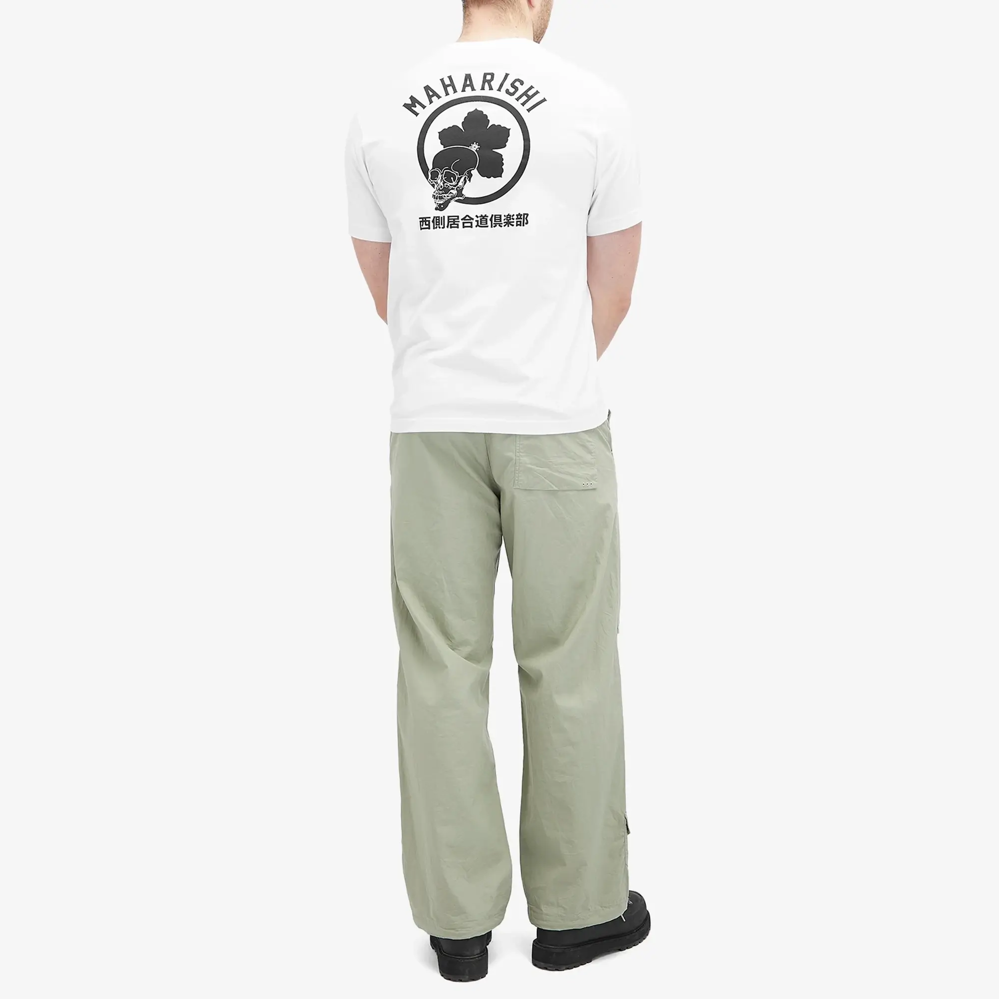 Maharishi Men's Kamon T-Shirt White
