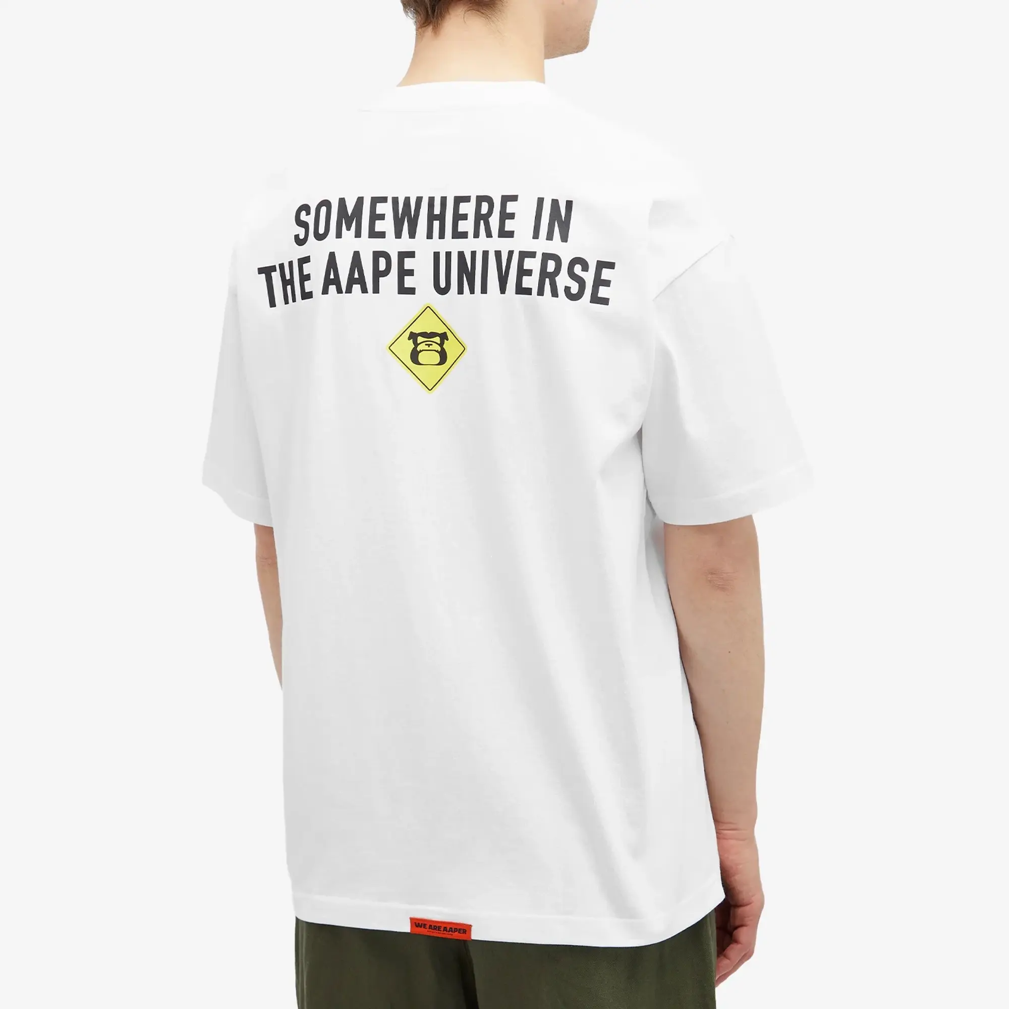 A Bathing Ape AAPE AAPER Universe T-Shirt White
