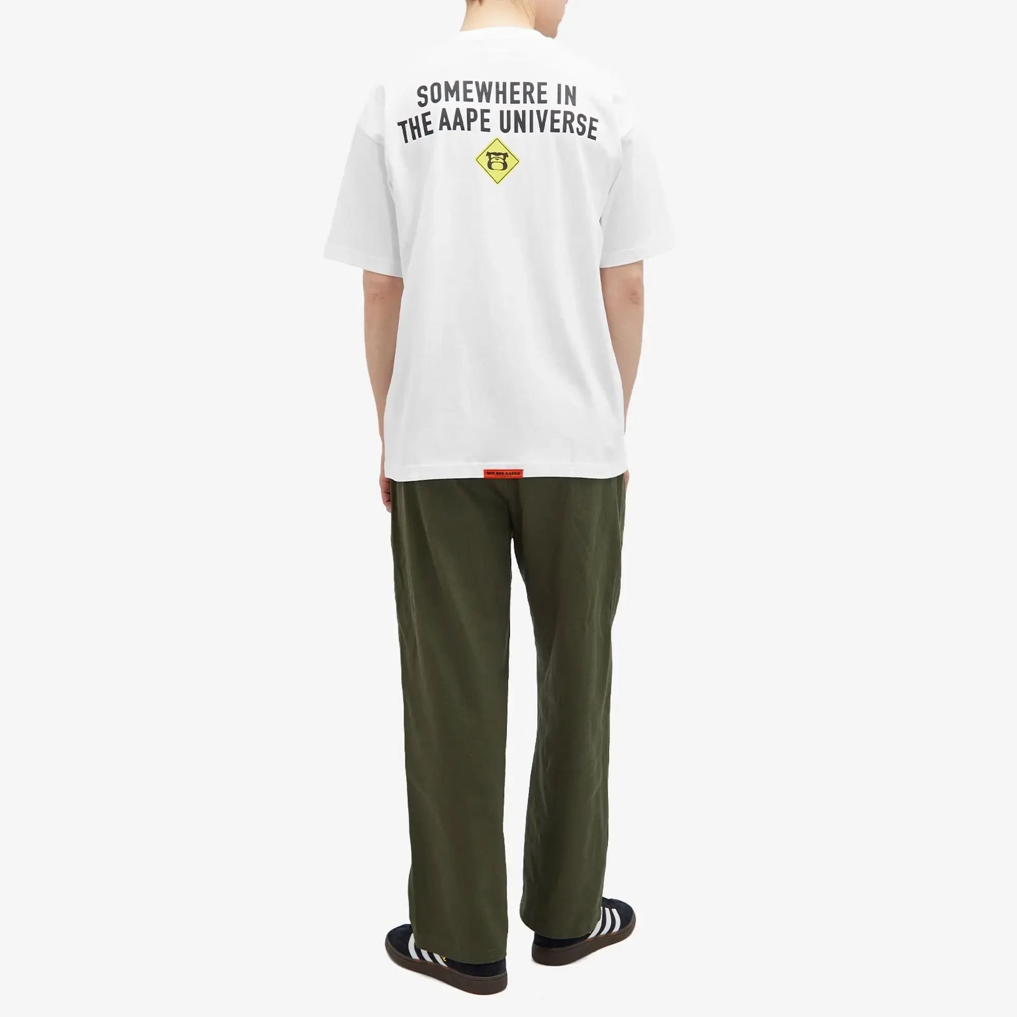 A Bathing Ape AAPE AAPER Universe T-Shirt White