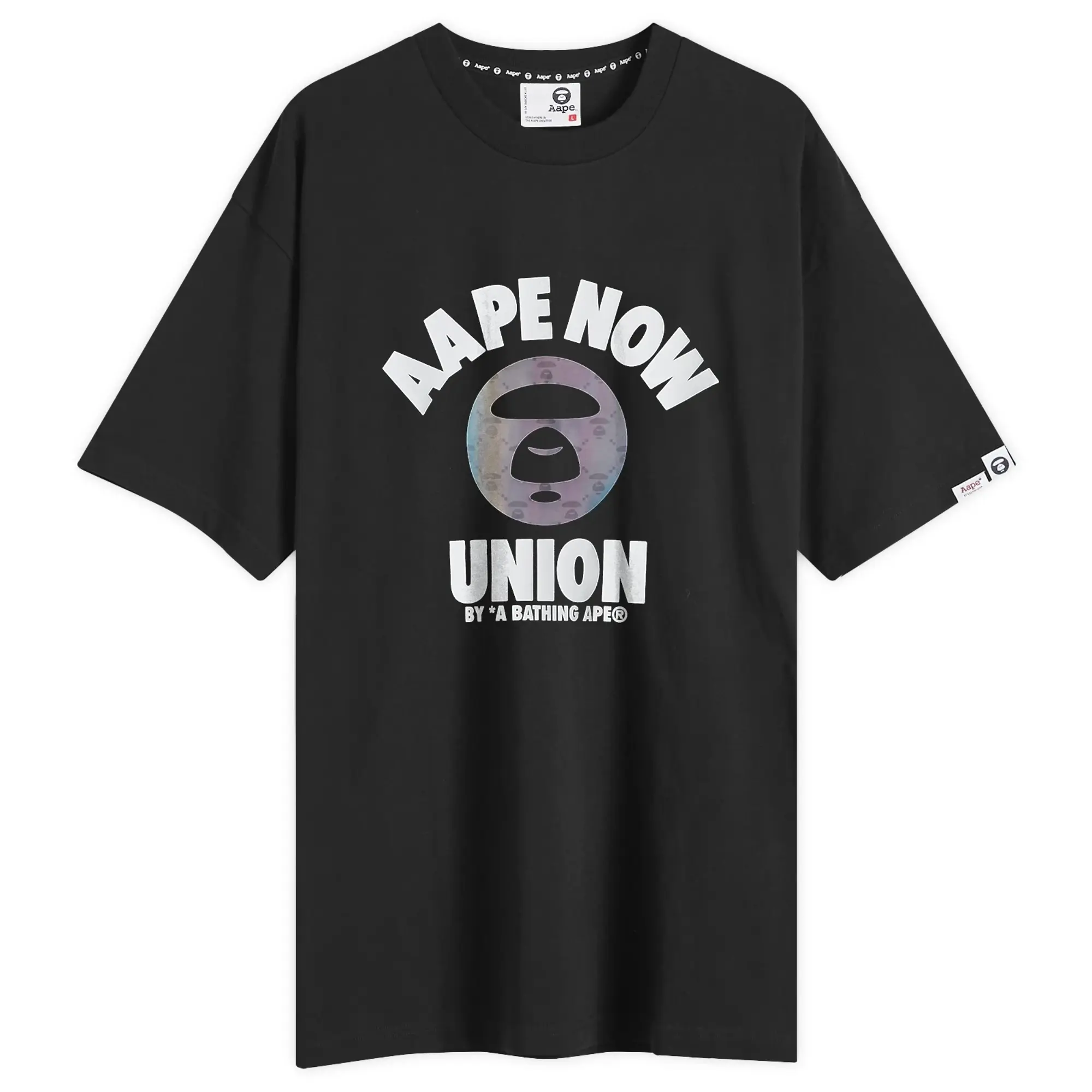 AAPE By A Bathing Ape Now T-Shirt, Black