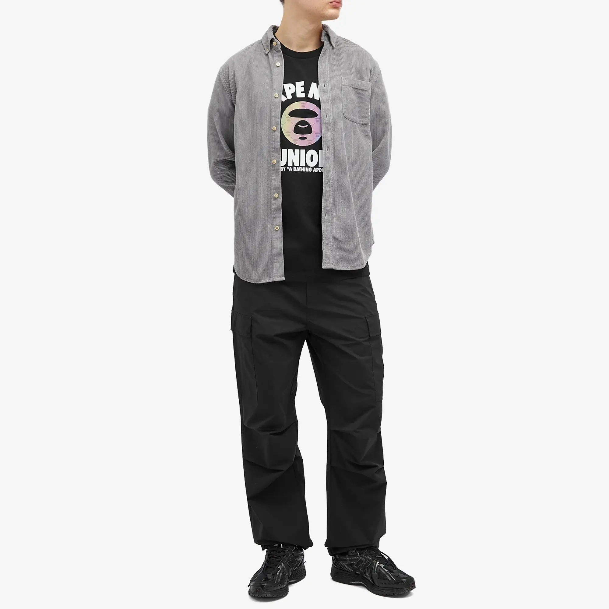 AAPE By A Bathing Ape Now T-Shirt, Black