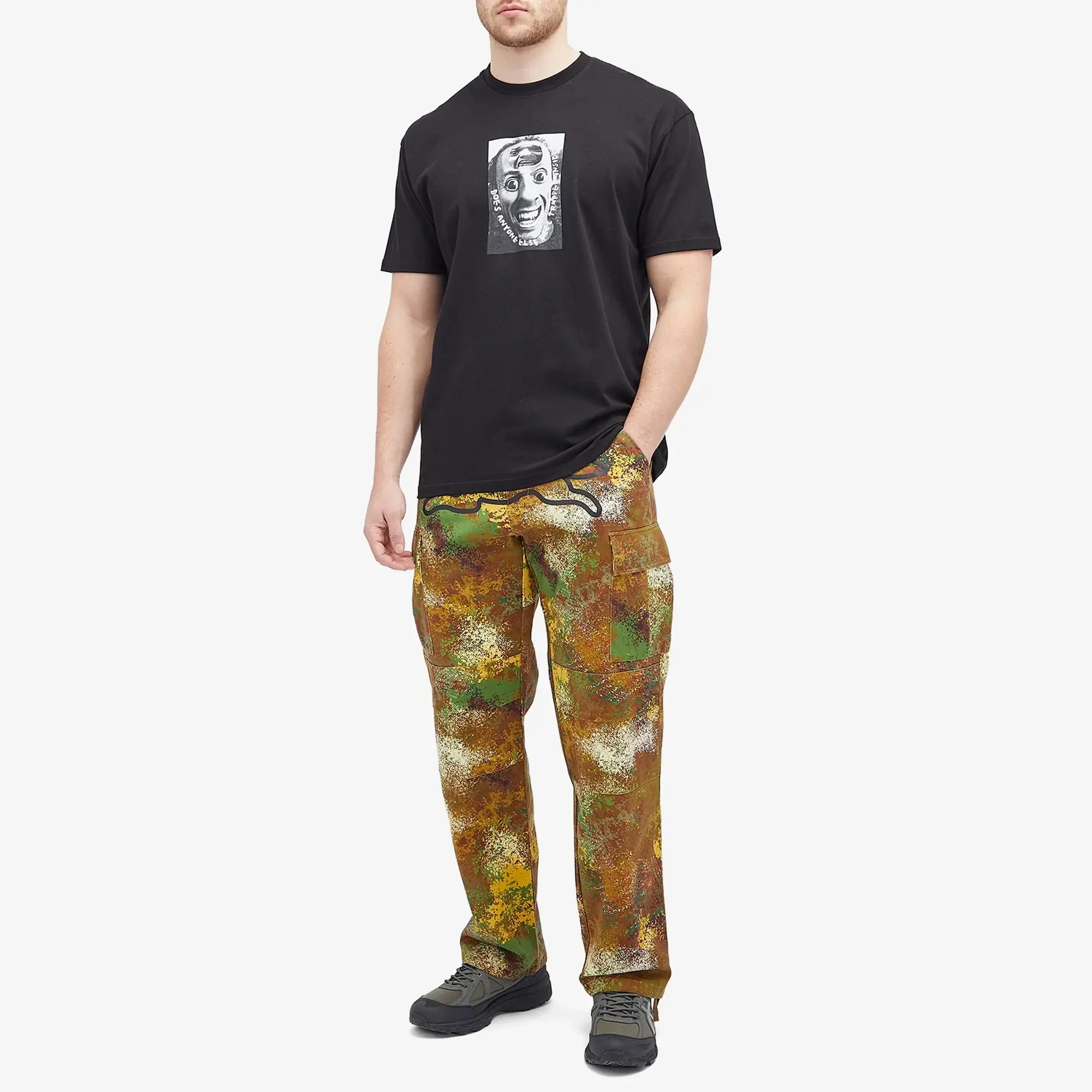 ICECREAM Men's Running Dog Cargo Pant Camo