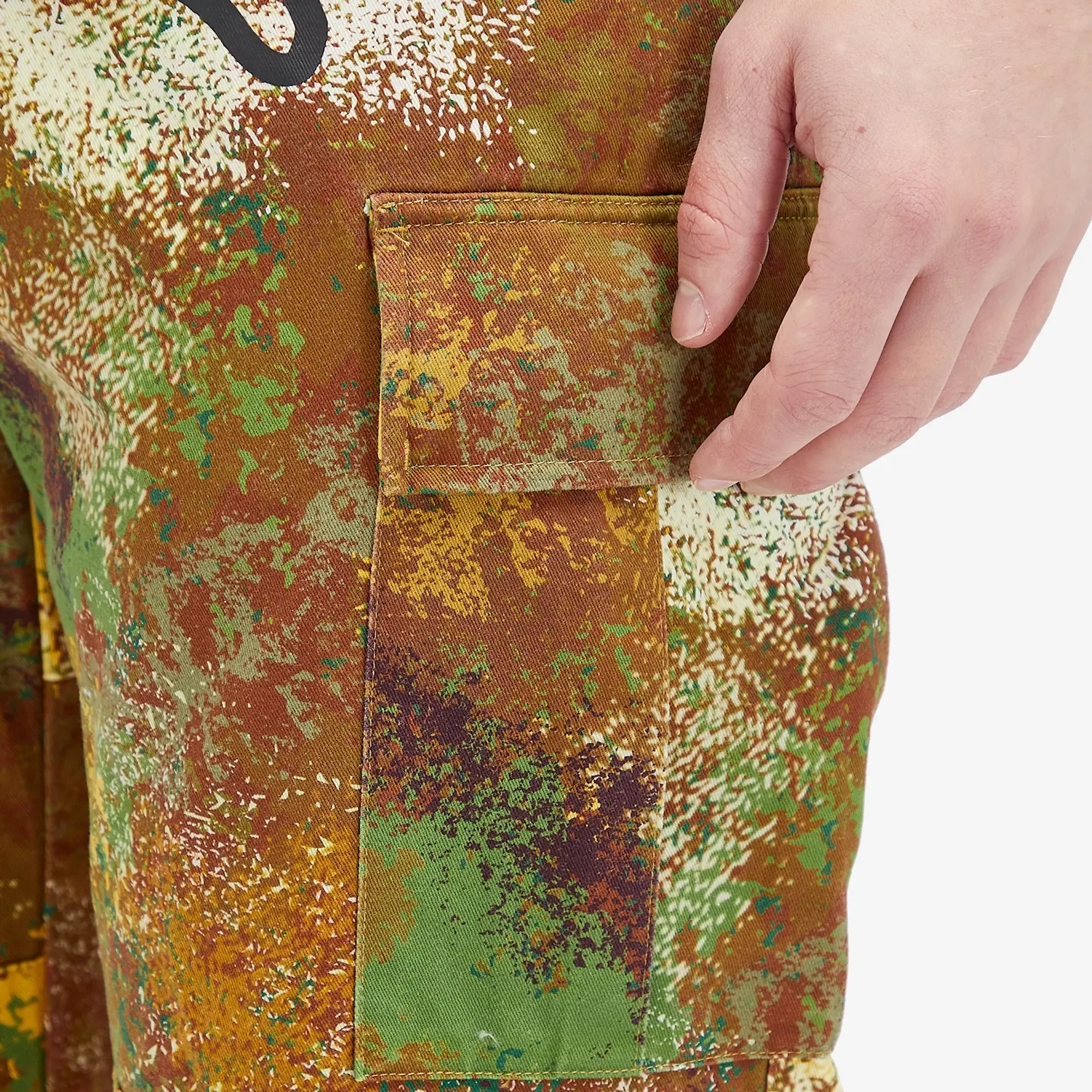 ICECREAM Men's Running Dog Cargo Pant Camo