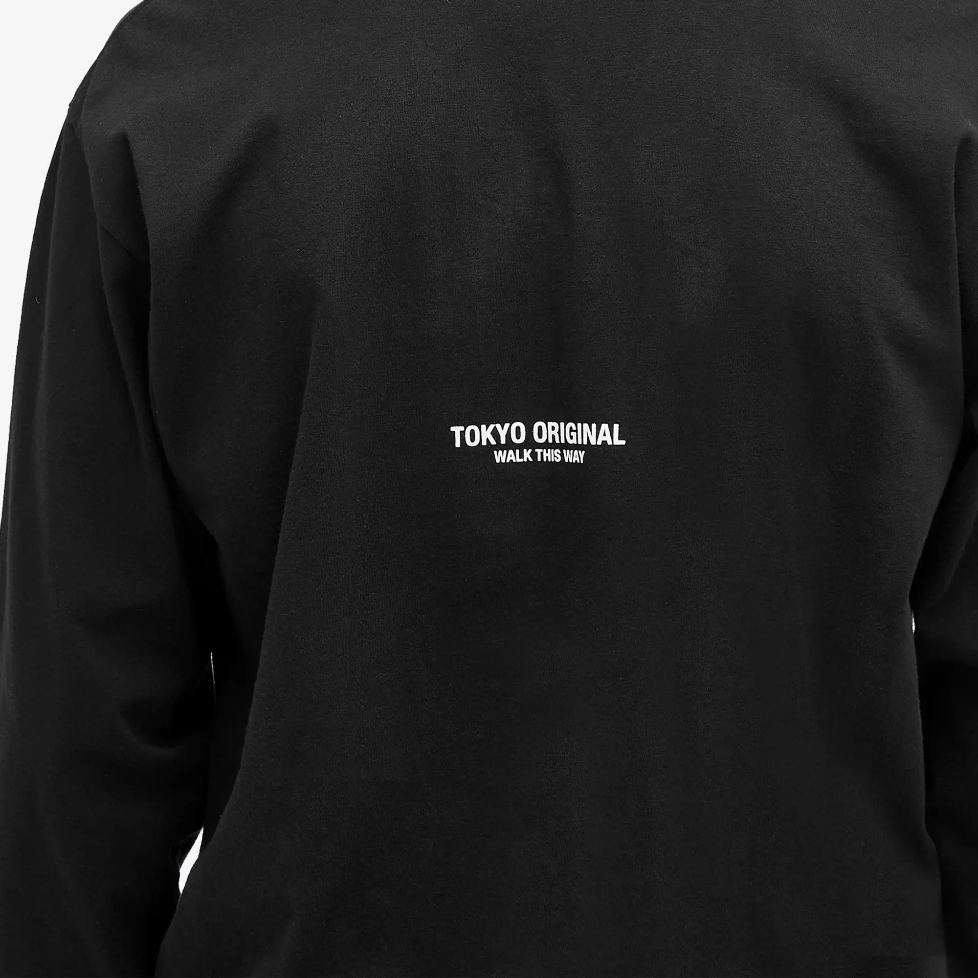 Neighborhood Men's LS-8 Long Sleeve T-Shirt Black