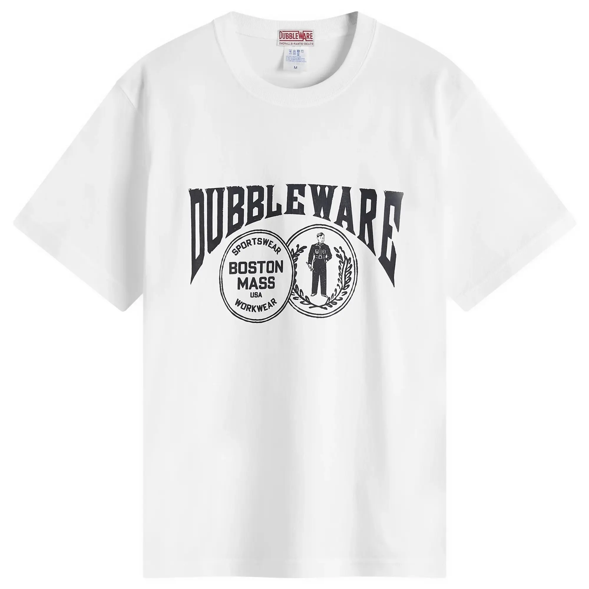 Dubbleware Men's Double Disc T-Shirt White
