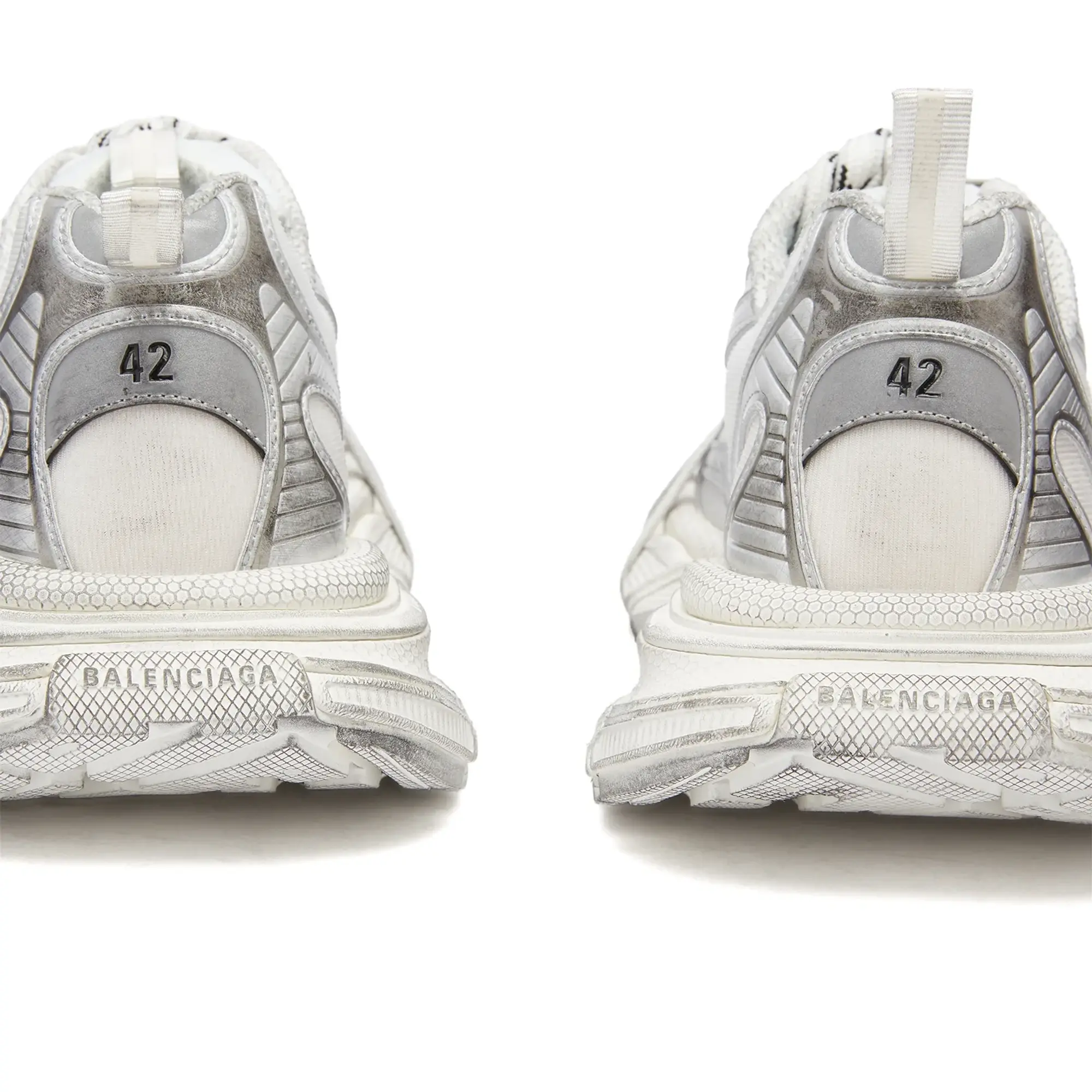 Balenciaga Men's 3XL Sneaker White/Silver