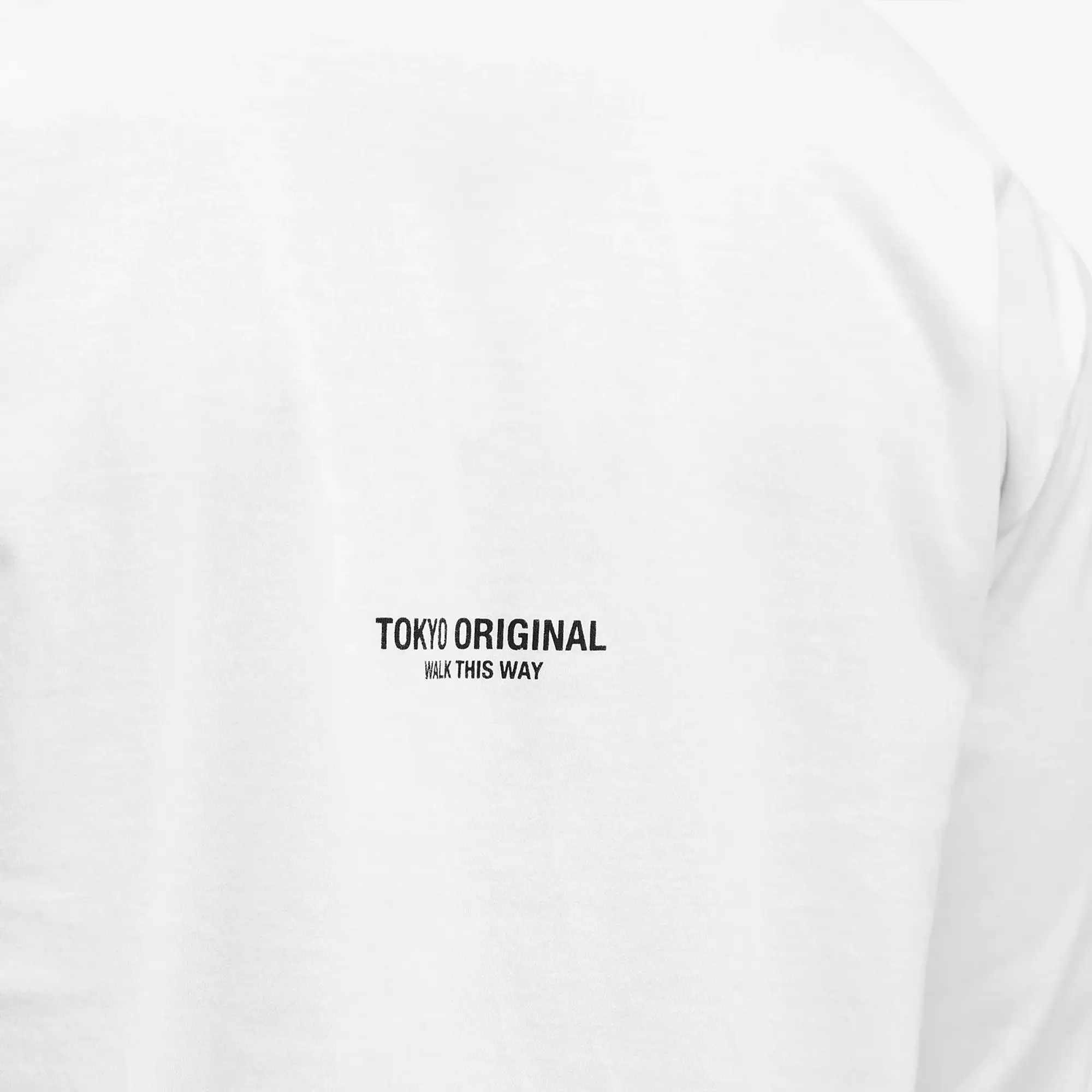 Neighborhood Men's LS-8 Long Sleeve T-Shirt White