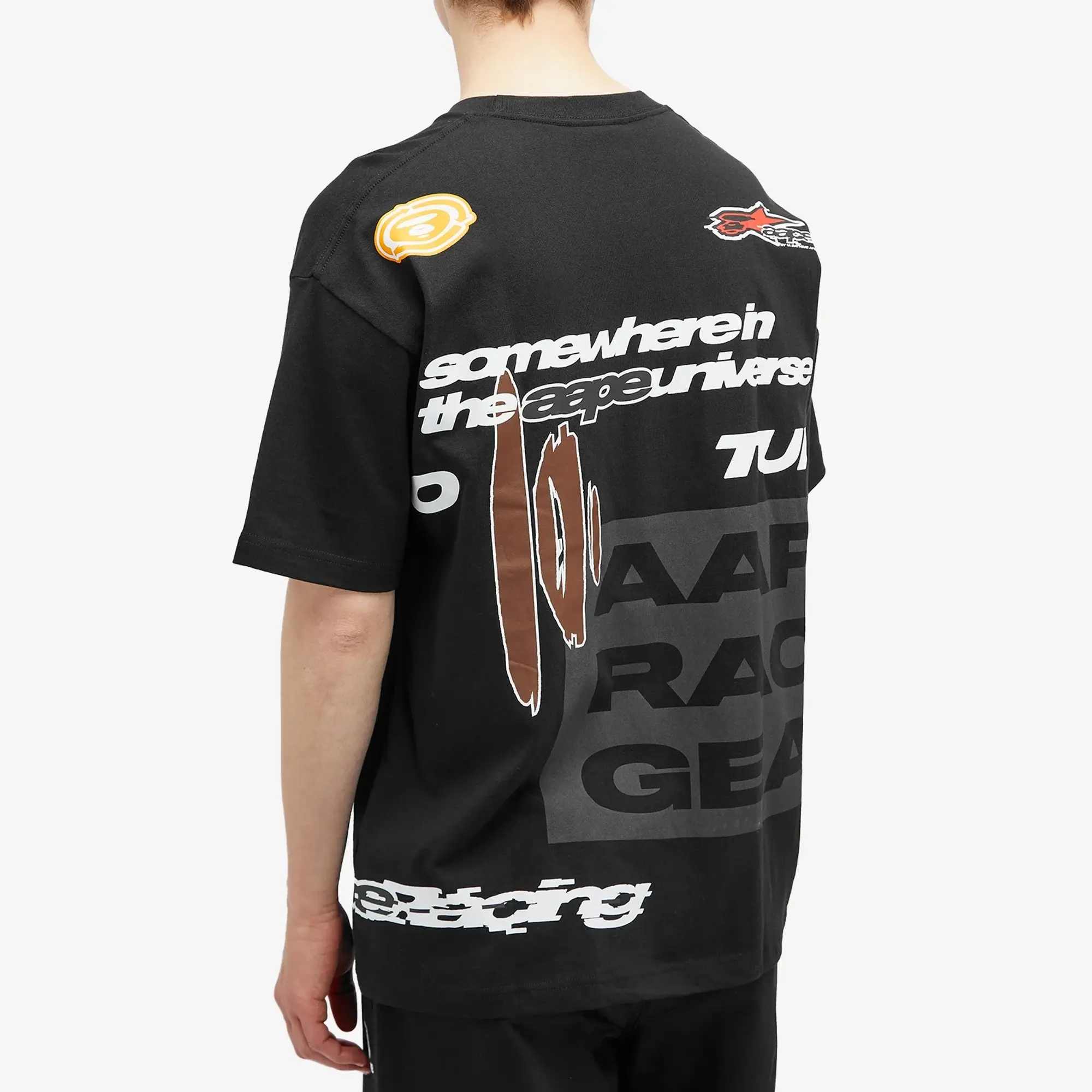 A Bathing Ape AAPE Racing T-Shirt Black
