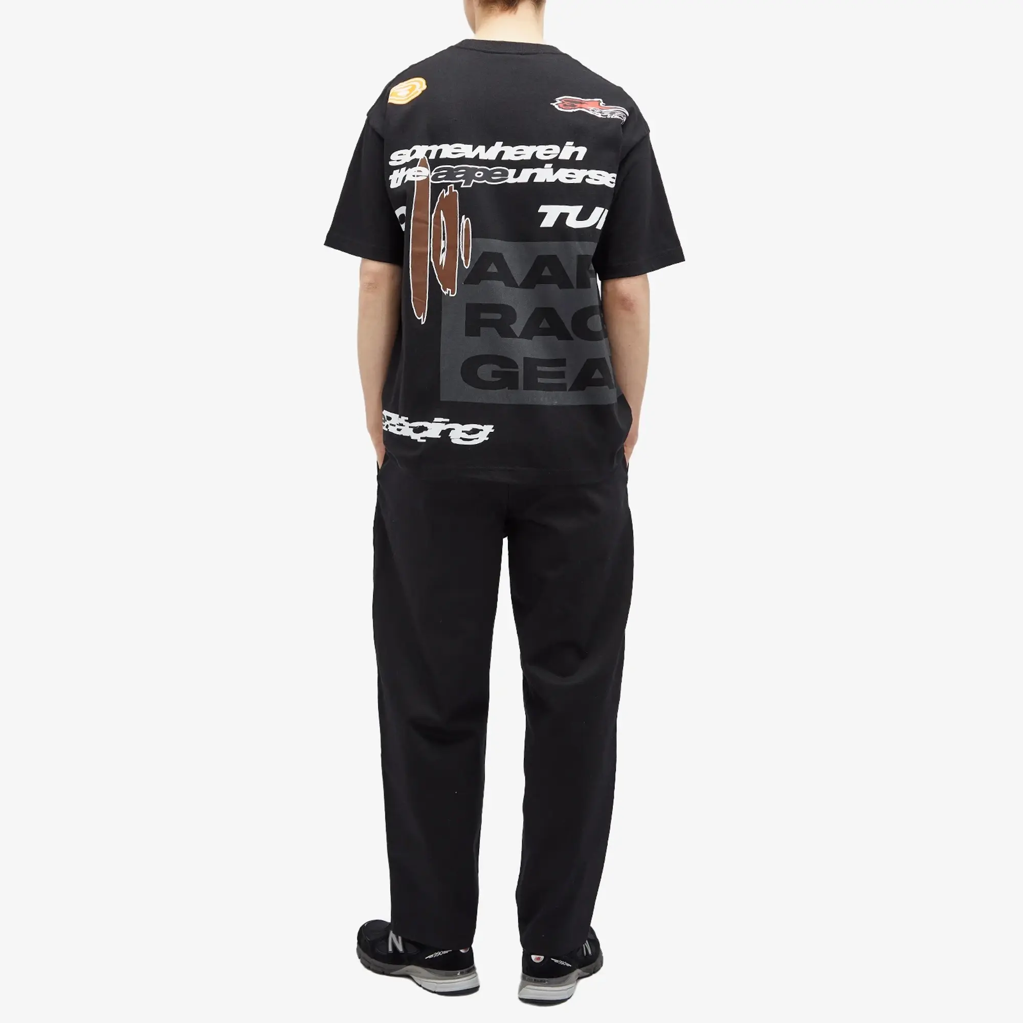 A Bathing Ape AAPE Racing T-Shirt Black