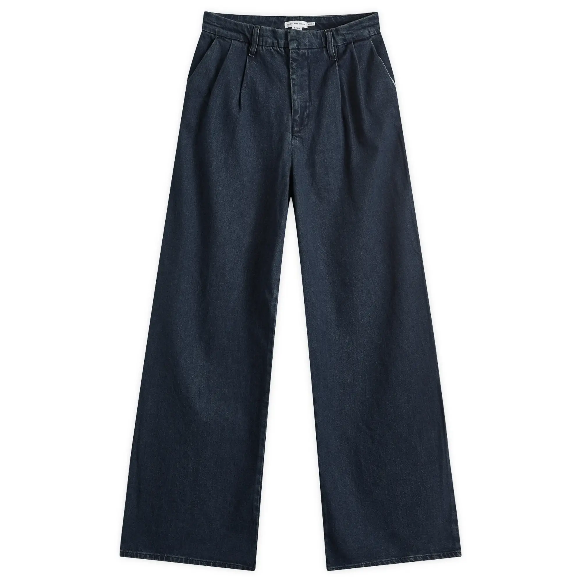 Good American Women's 90's Pleated Trouser Indigo