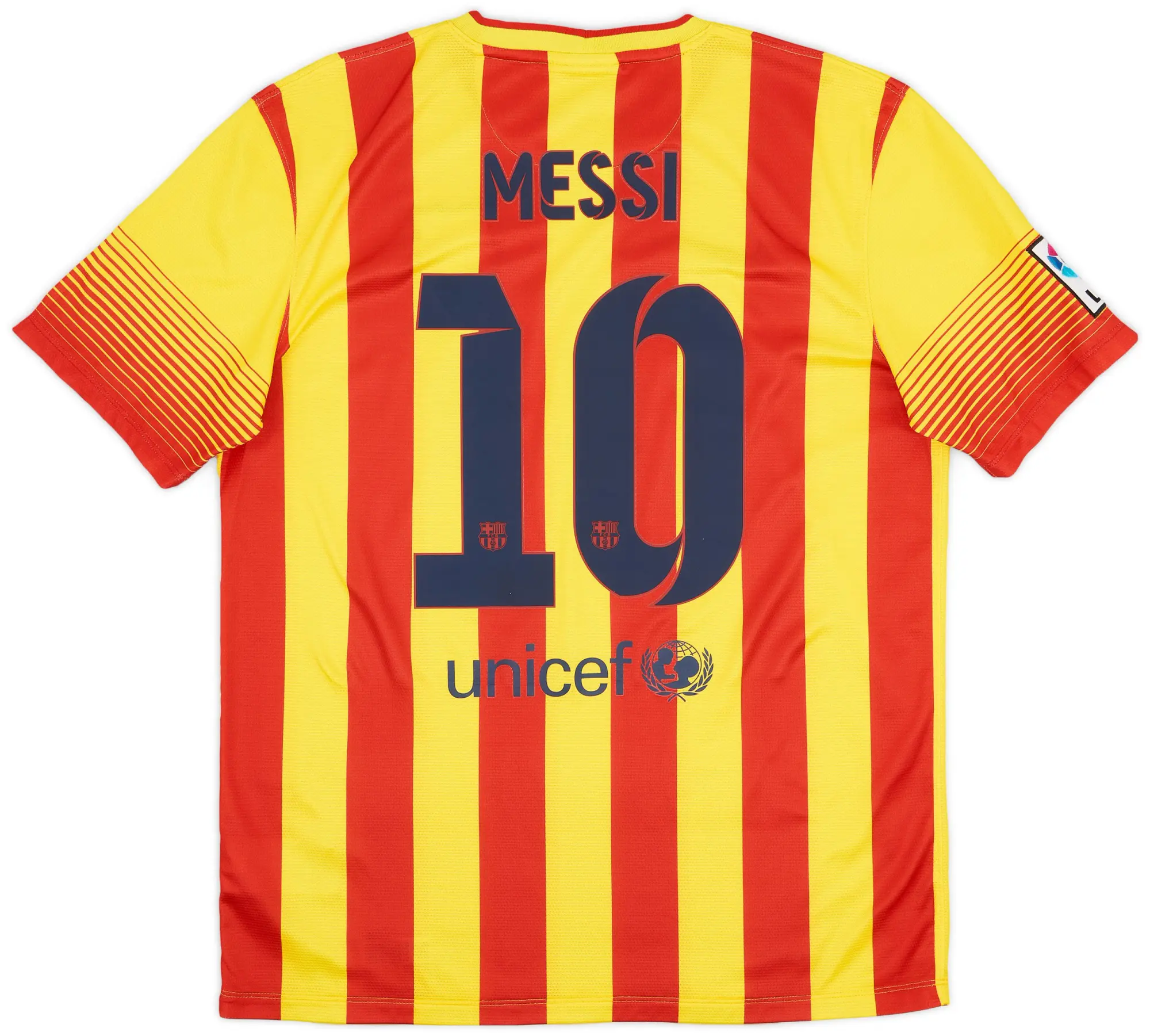 Nike 2013 15 Barcelona Away Shirt Messi 10 9 10 L BARA13 061 FOOTY.COM