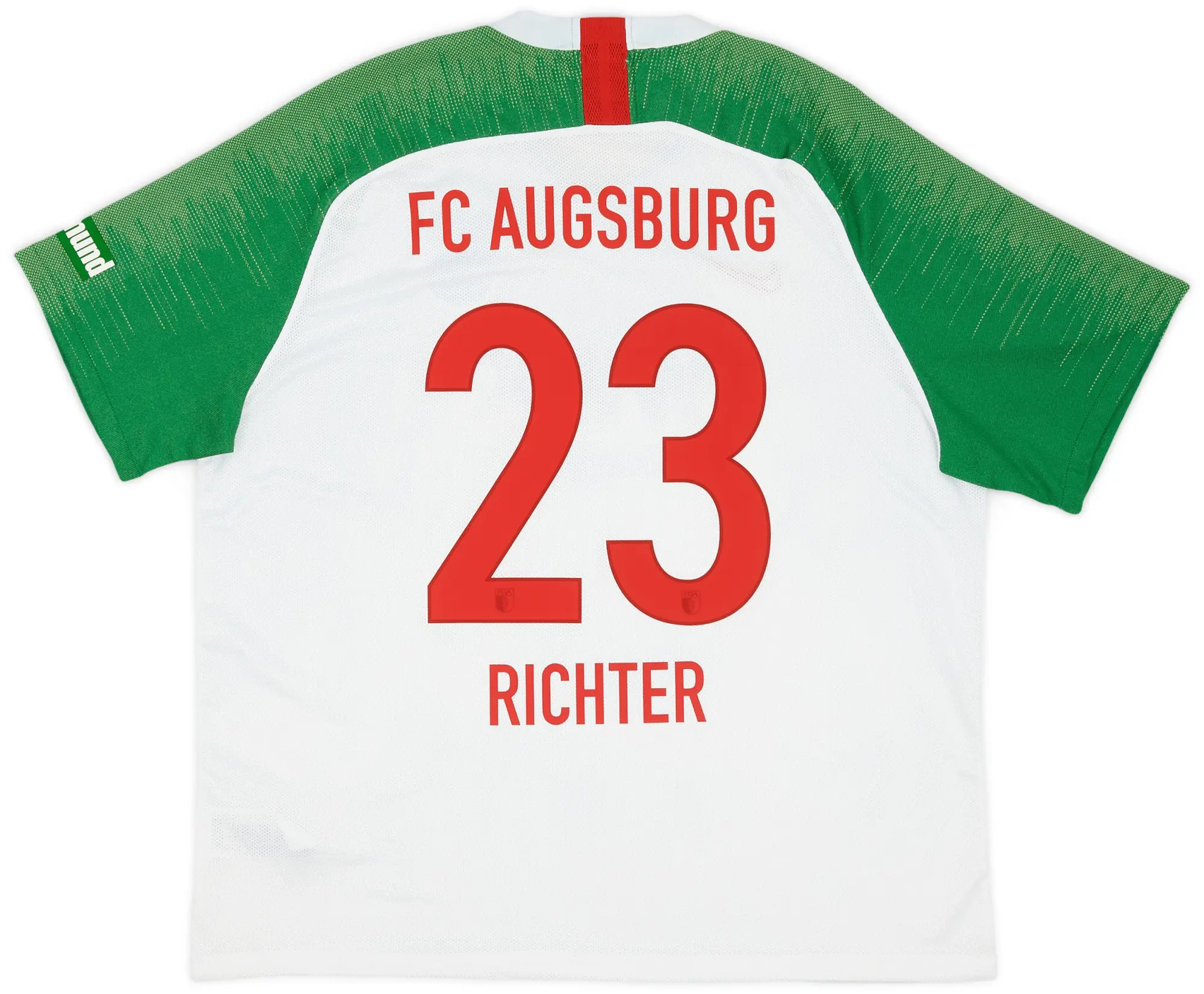 Nike 2019-20 FC Augsburg Home Shirt Richter #23 - 4/10 - (XXL)