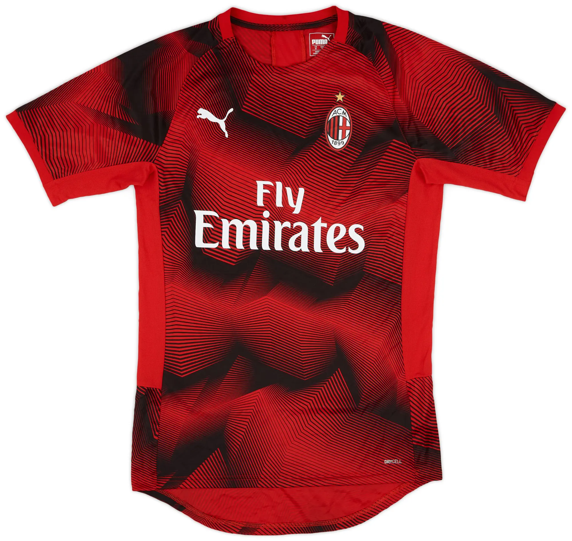 2018-19 AC Milan Puma Training Shirt - 9/10 - (M)