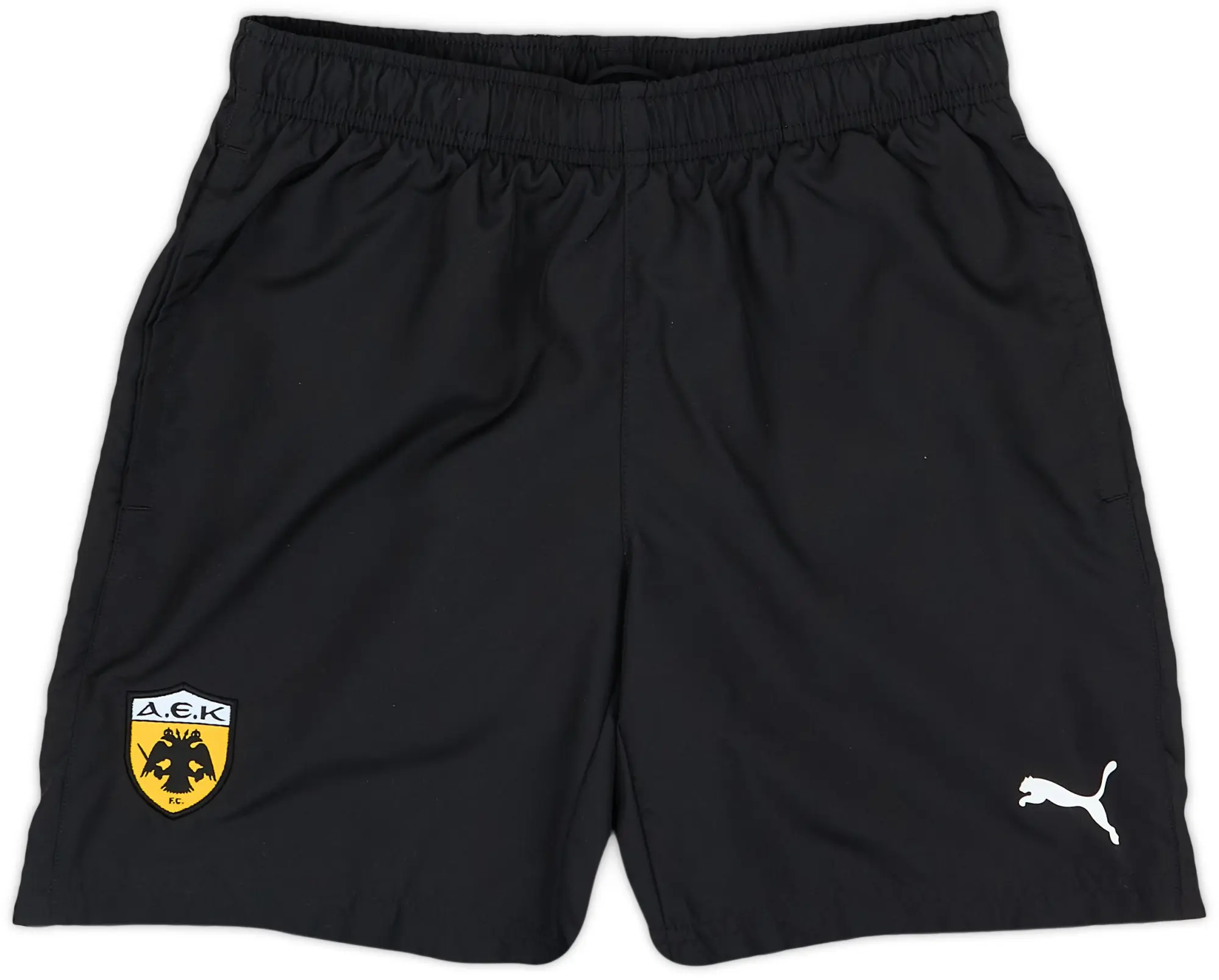 2010-11 AEK Athens Puma Woven Shorts - 9/10 - (XXL.Kids)