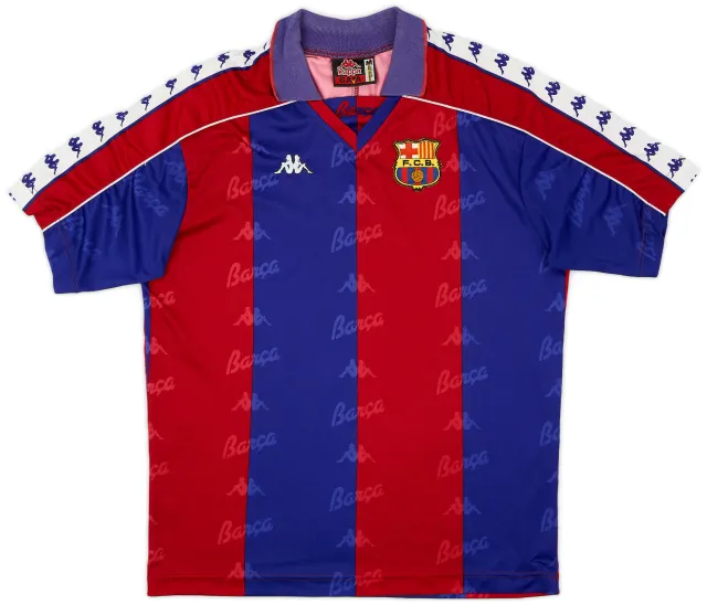 Kappa 1992-95 Barcelona Home Shirt - 8/10 - (M) | BARH93300352used